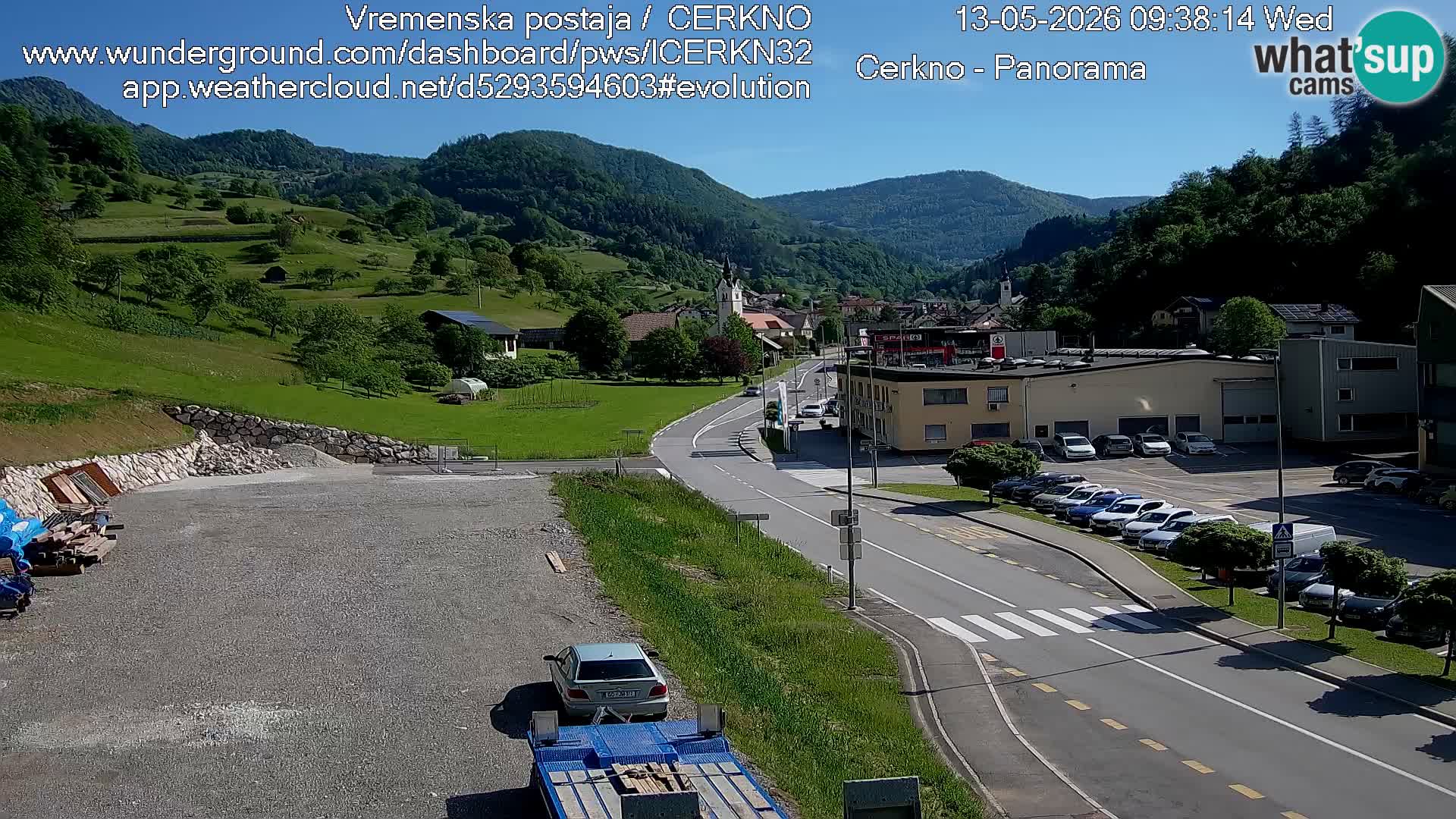 Webcam Ingresso Città di Cerkno