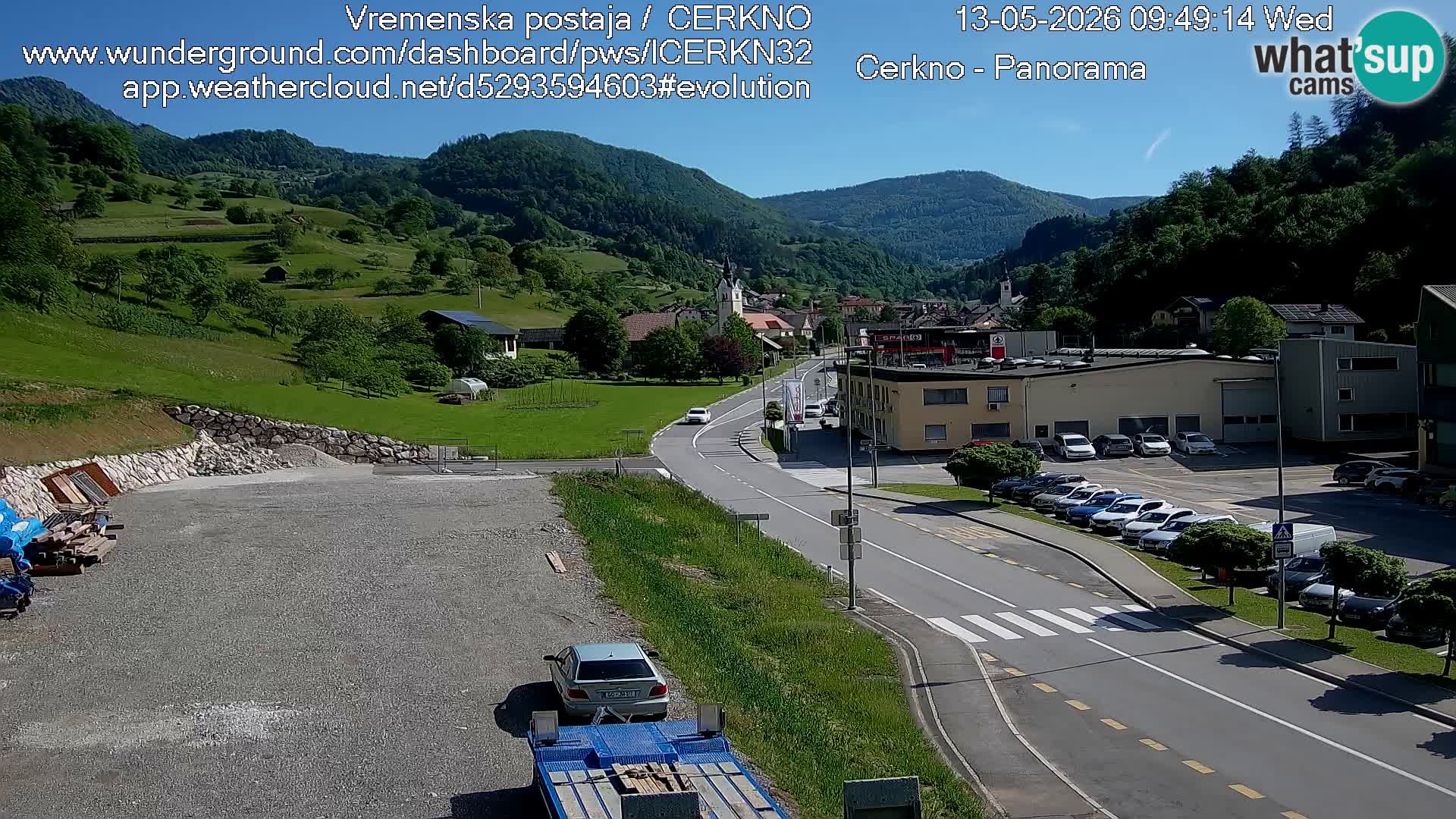 Webcam Ingresso Città di Cerkno