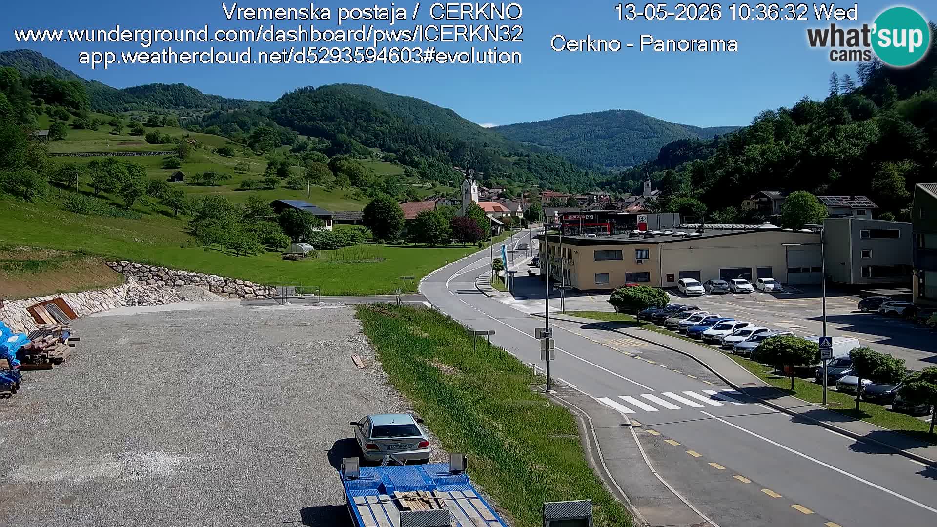 Cerkno ulaz u grad – Kamera uživo