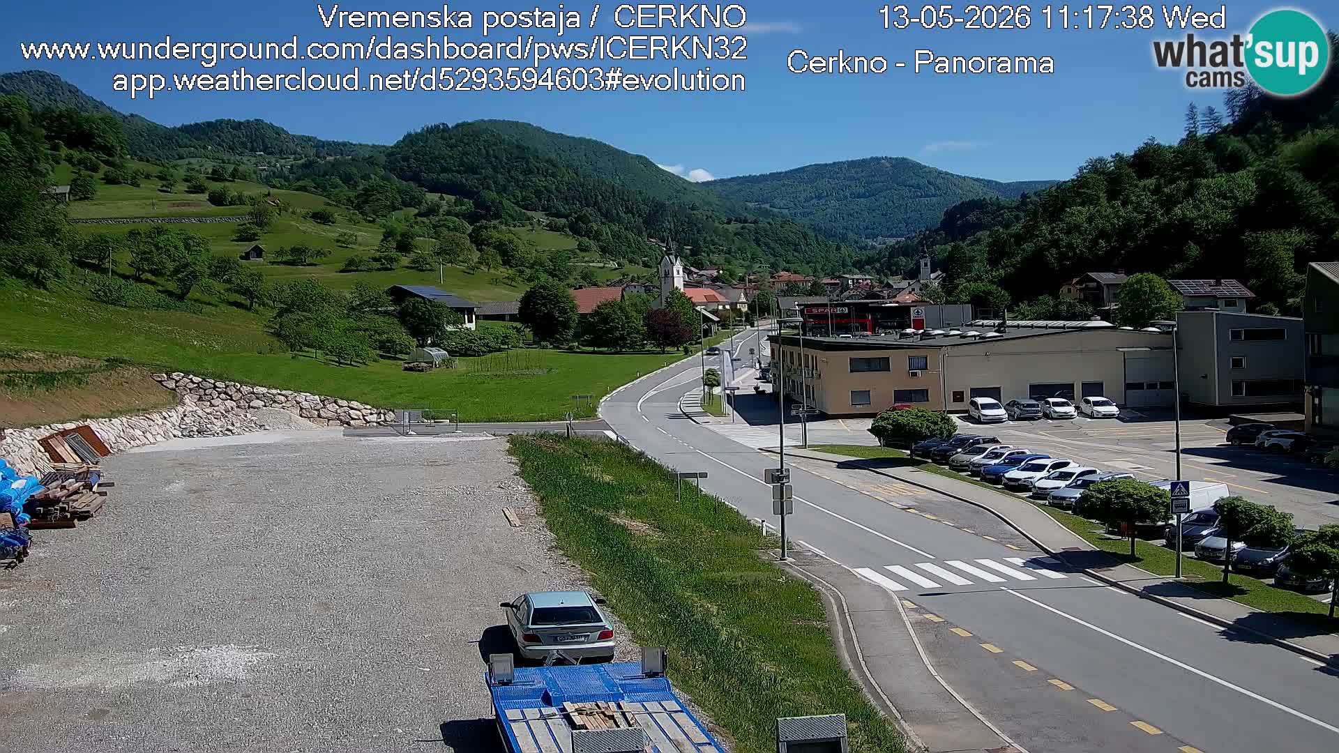 Cerkno Stadteingang Live-Webcam