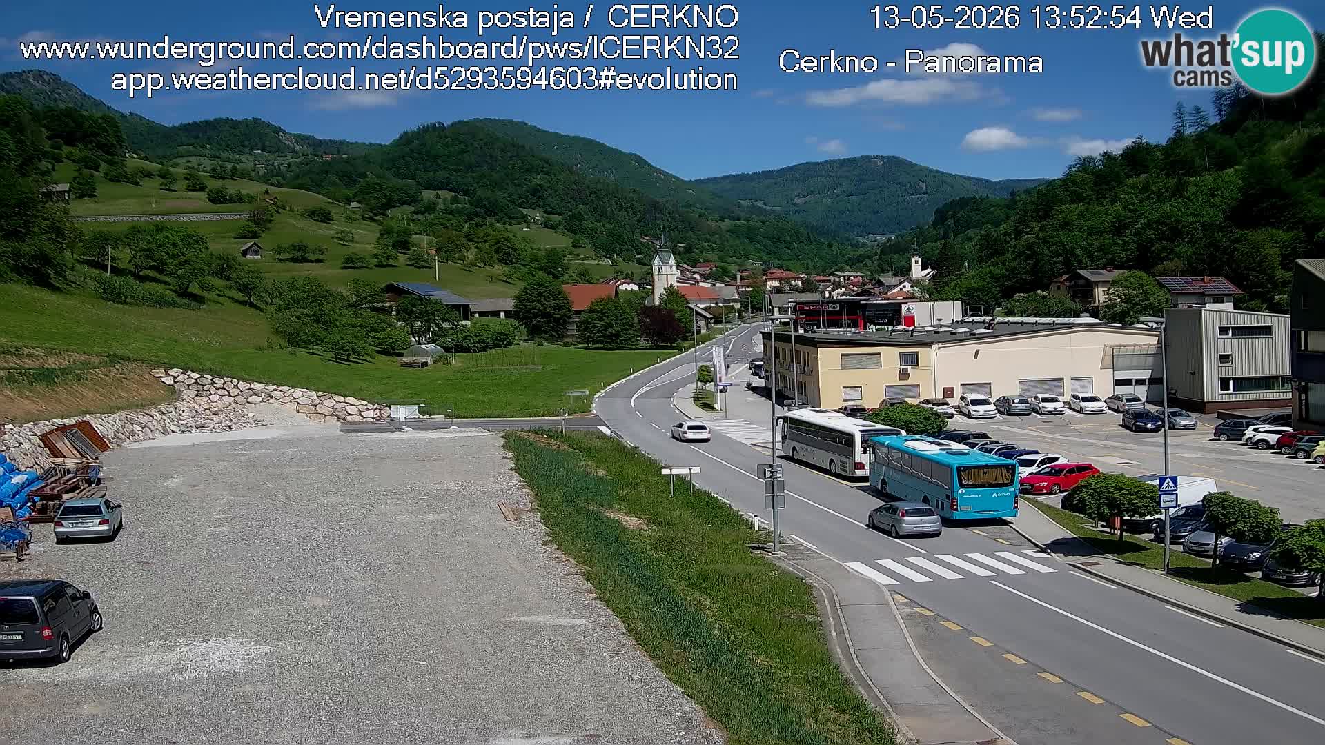 Webcam Ingresso Città di Cerkno