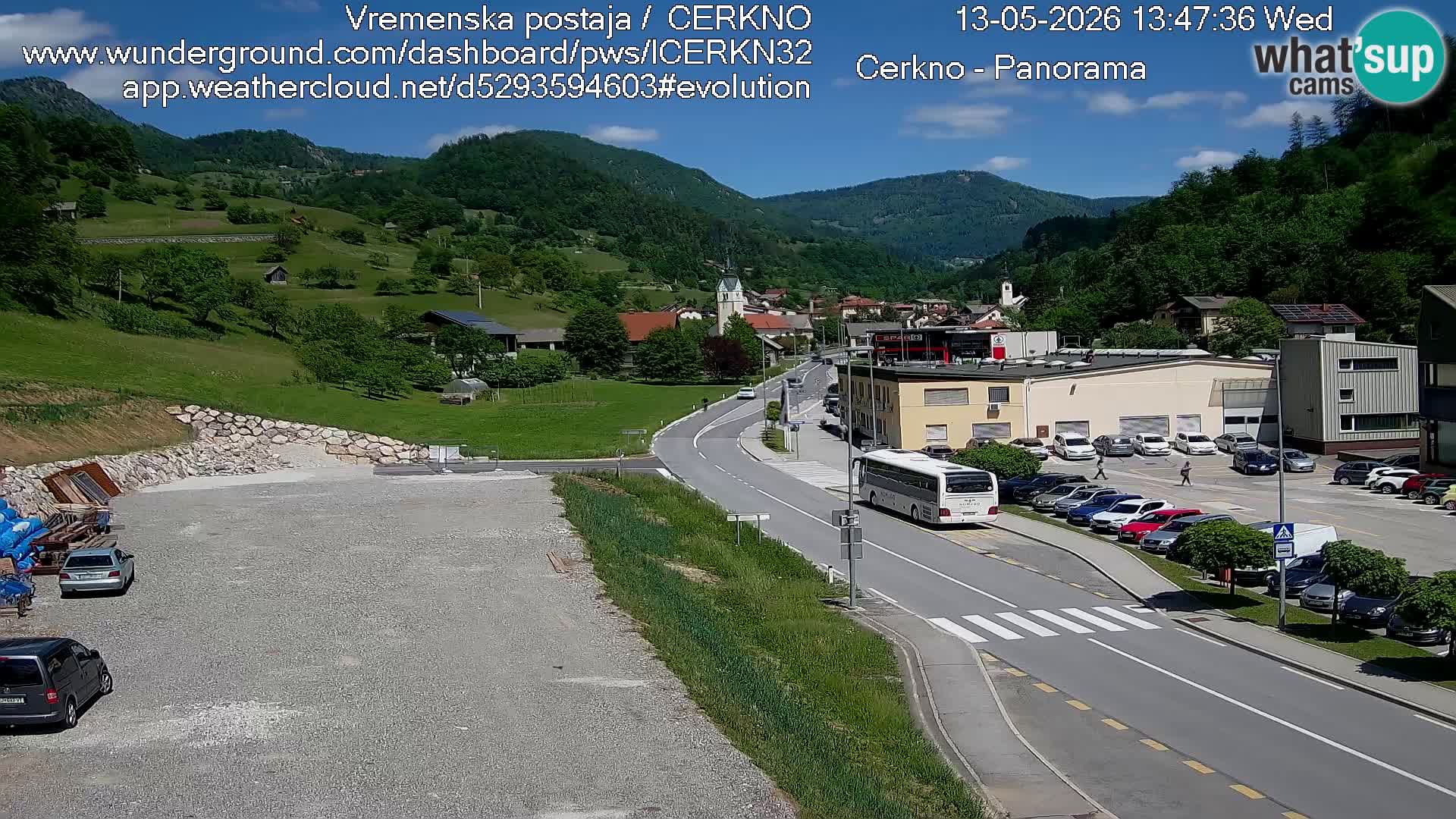 Webcam Ingresso Città di Cerkno
