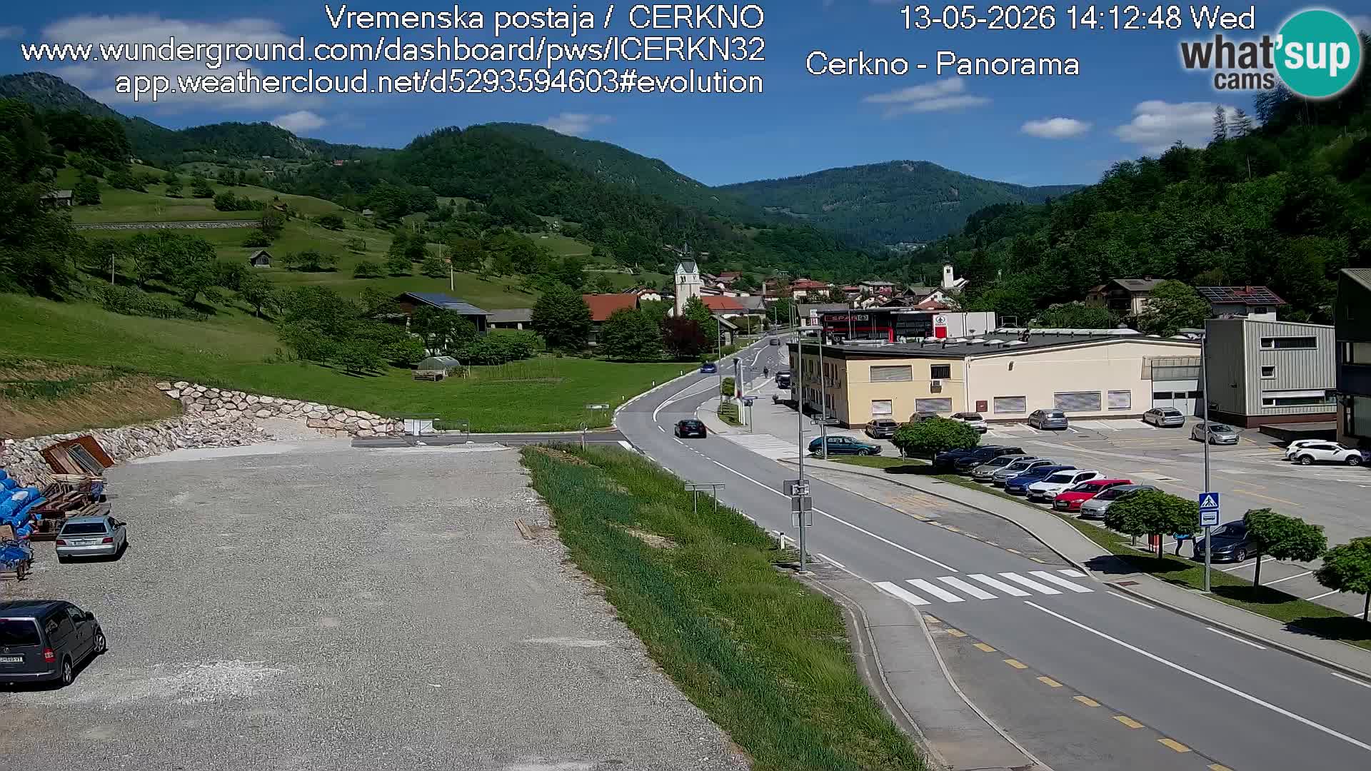 Webcam Ingresso Città di Cerkno
