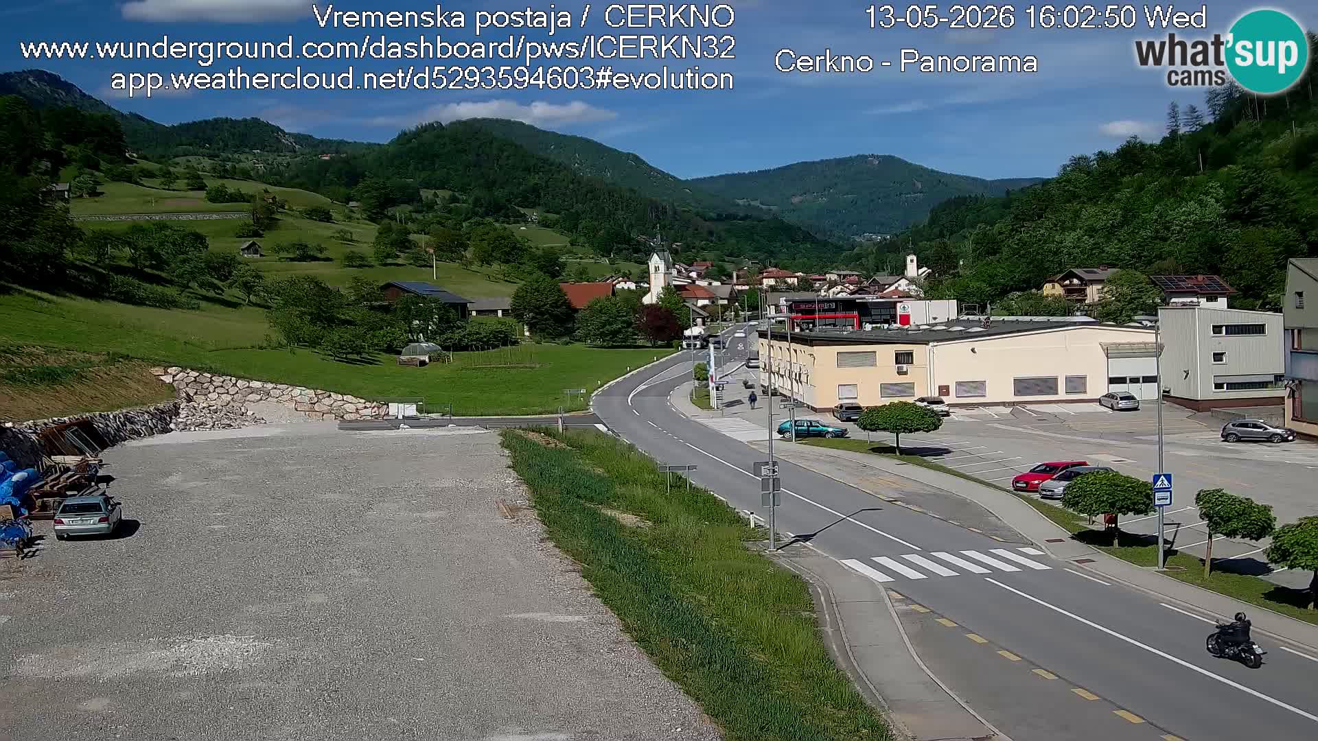 Cerkno Stadteingang Live-Webcam