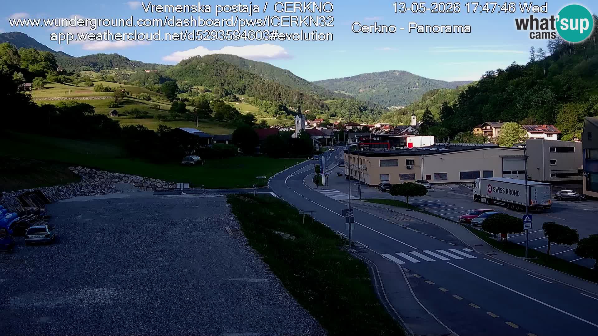 Webcam Ingresso Città di Cerkno