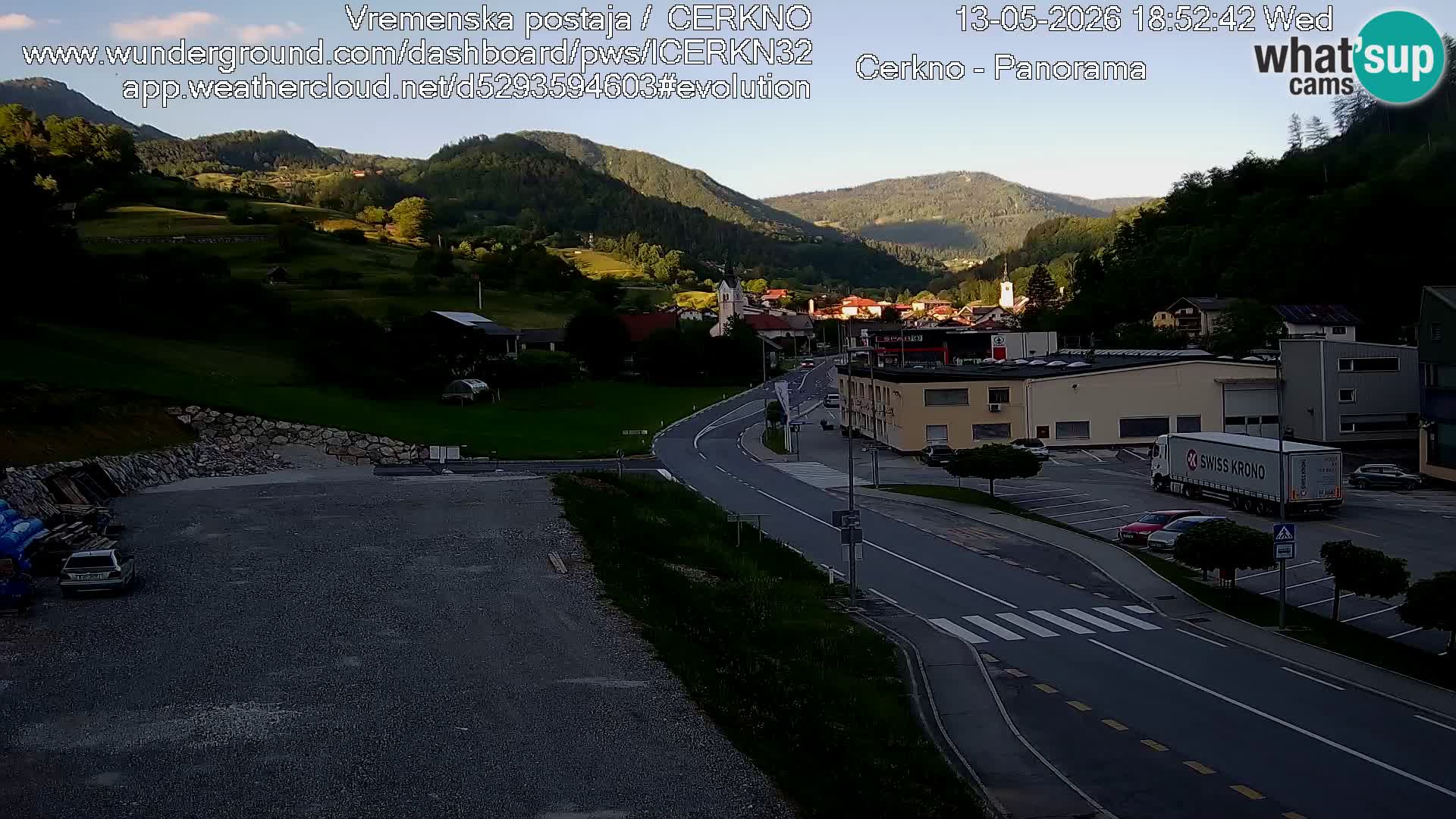 Cerkno Stadteingang Live-Webcam