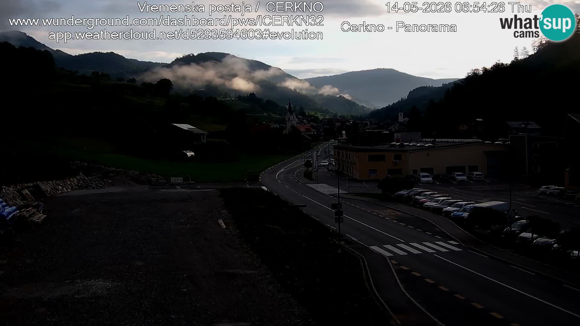 Cerkno ulaz u grad – Kamera uživo