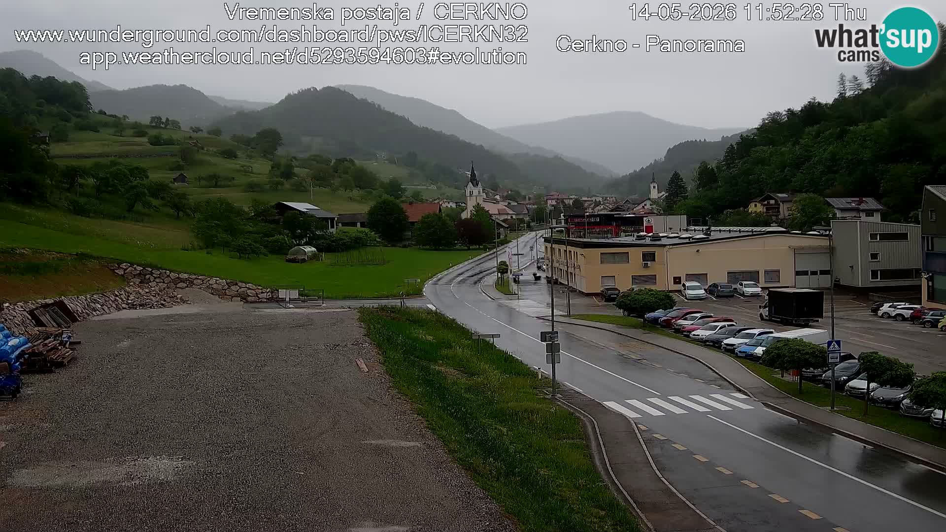 Webcam Ingresso Città di Cerkno