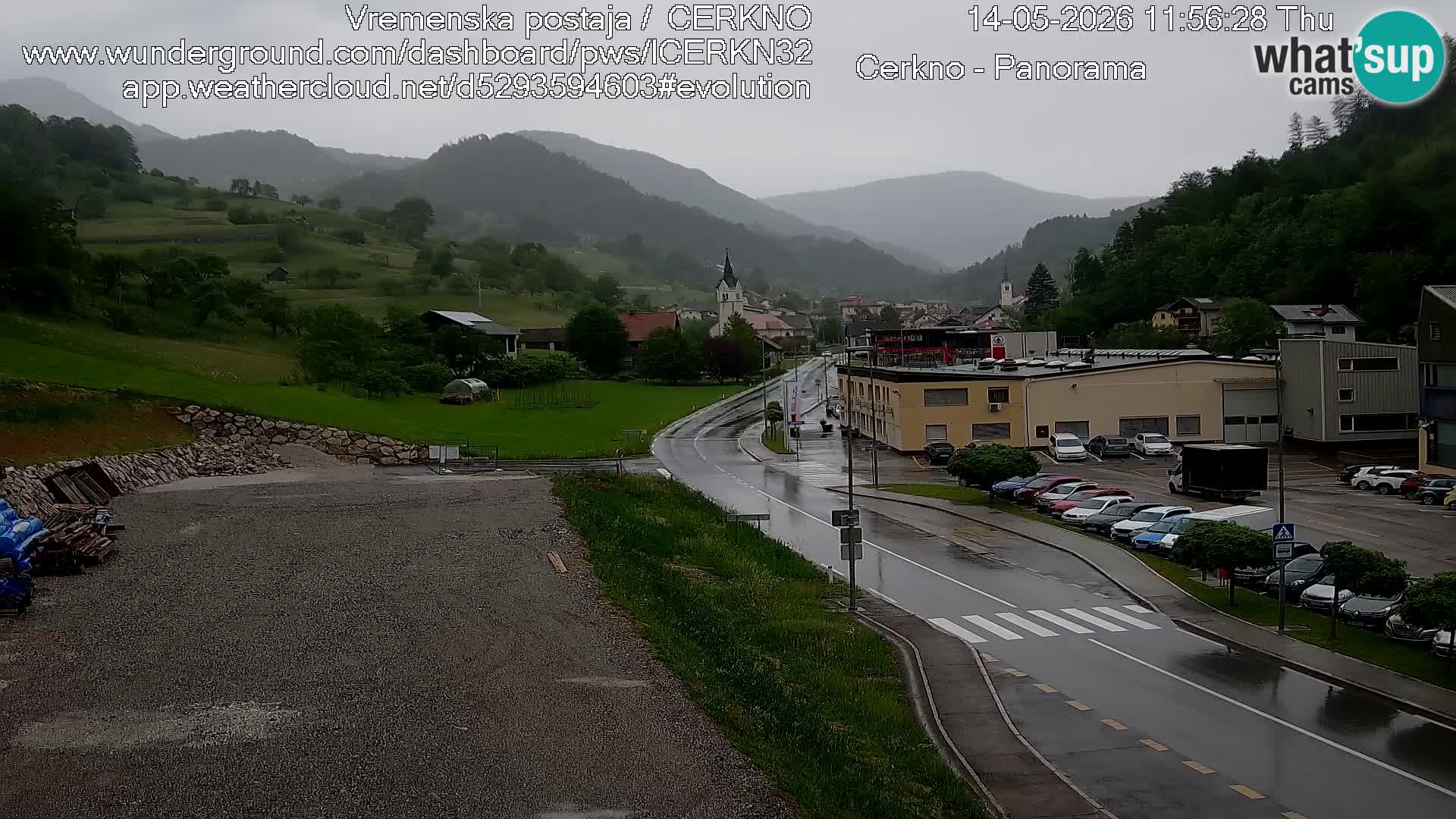 Cerkno Stadteingang Live-Webcam