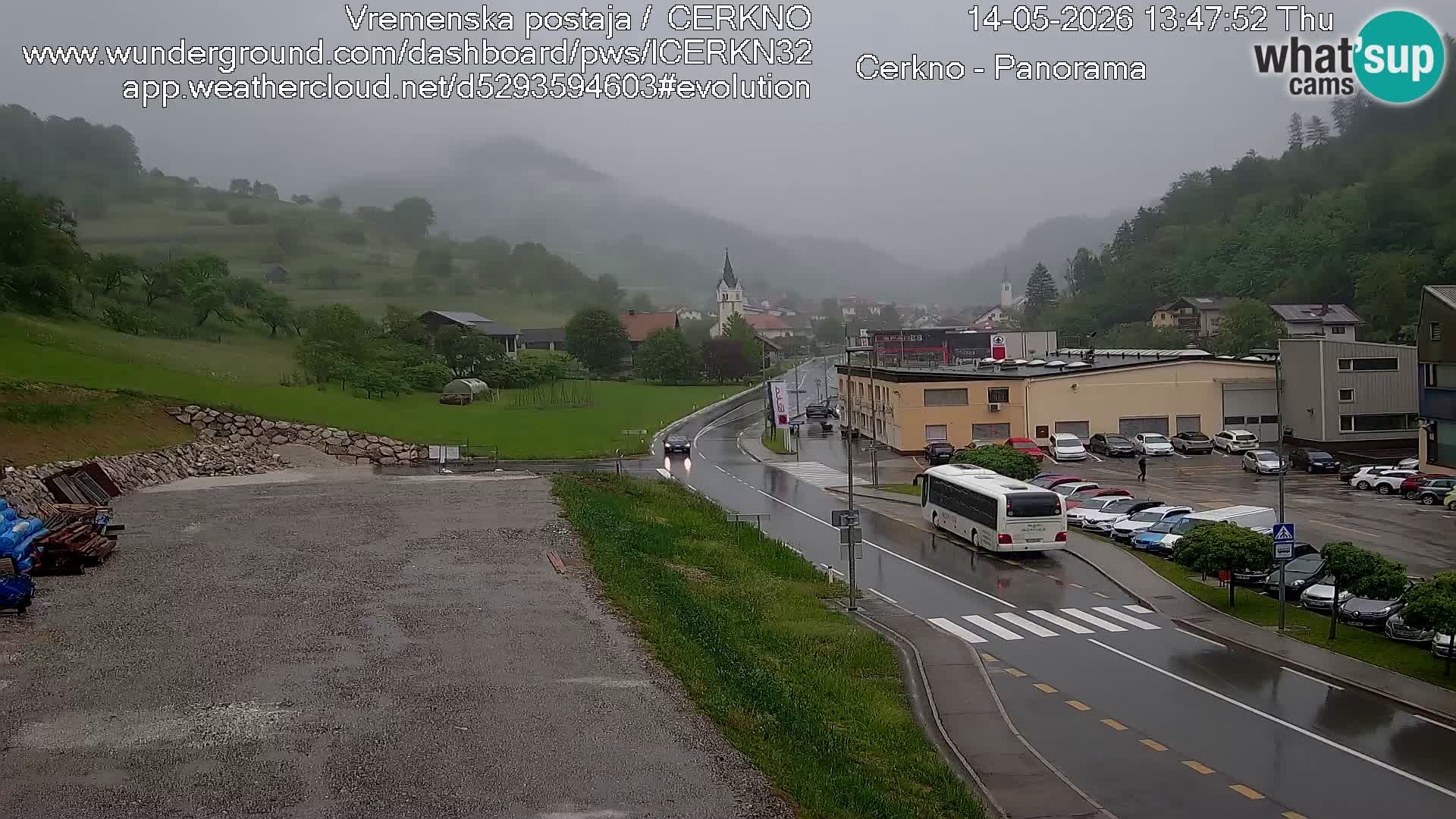 Cerkno Stadteingang Live-Webcam