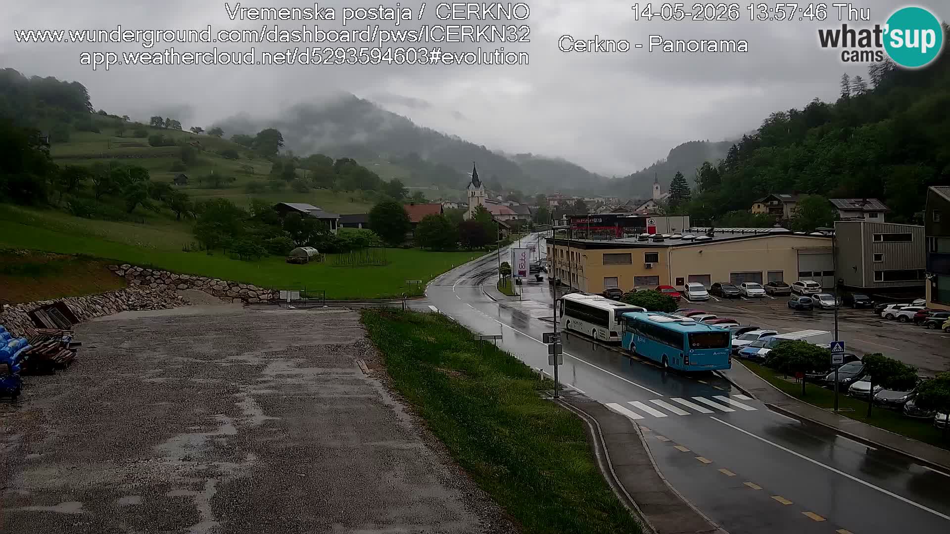Webcam Ingresso Città di Cerkno