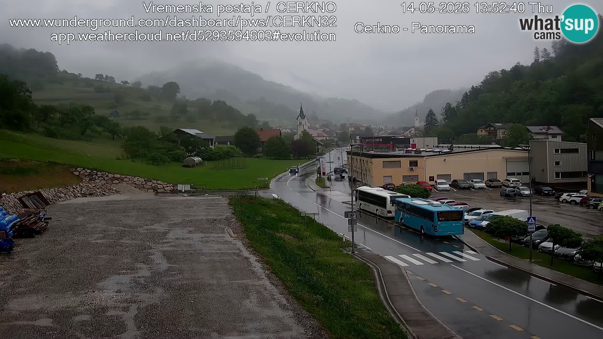 Webcam Ingresso Città di Cerkno
