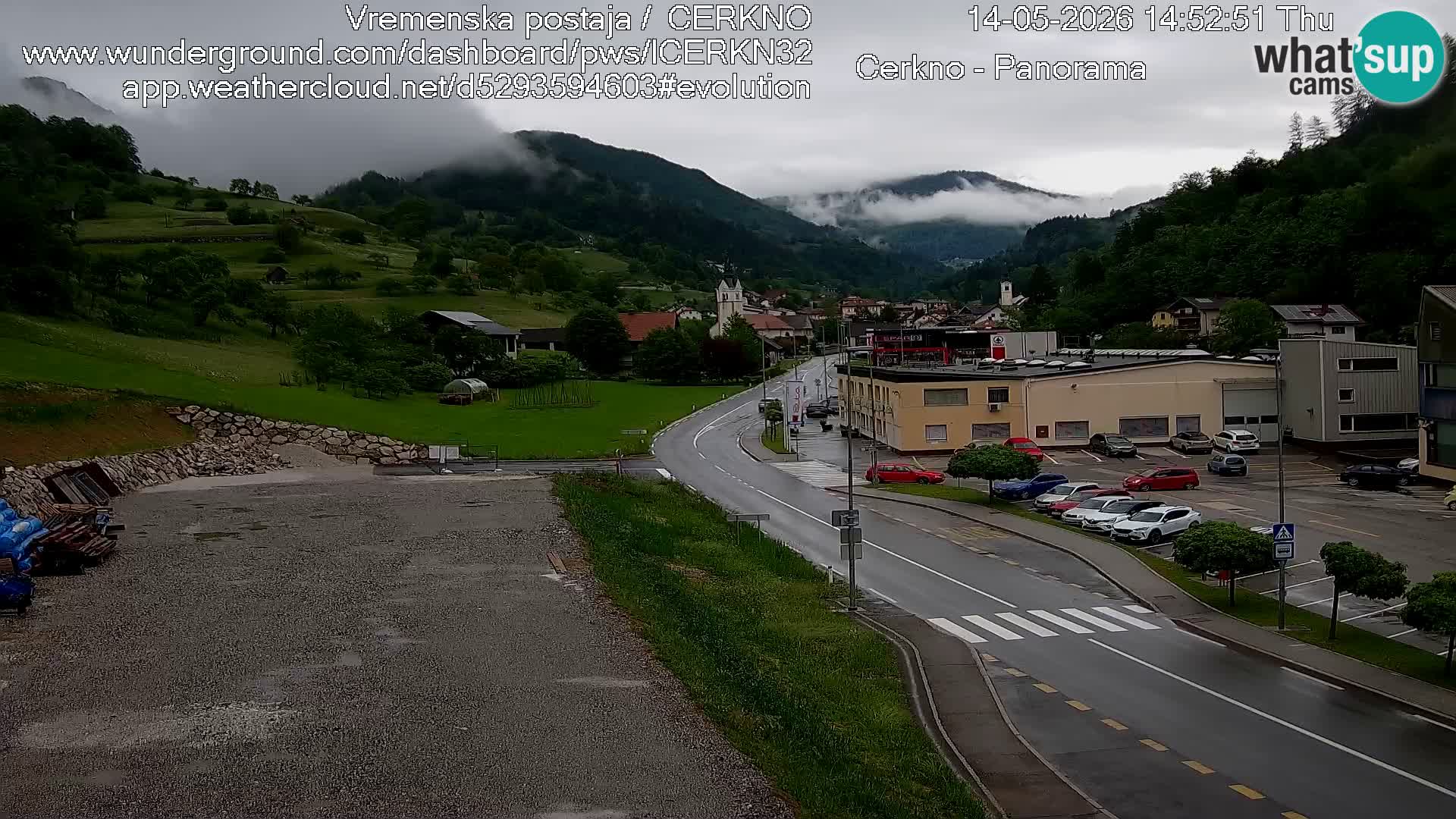Webcam Ingresso Città di Cerkno