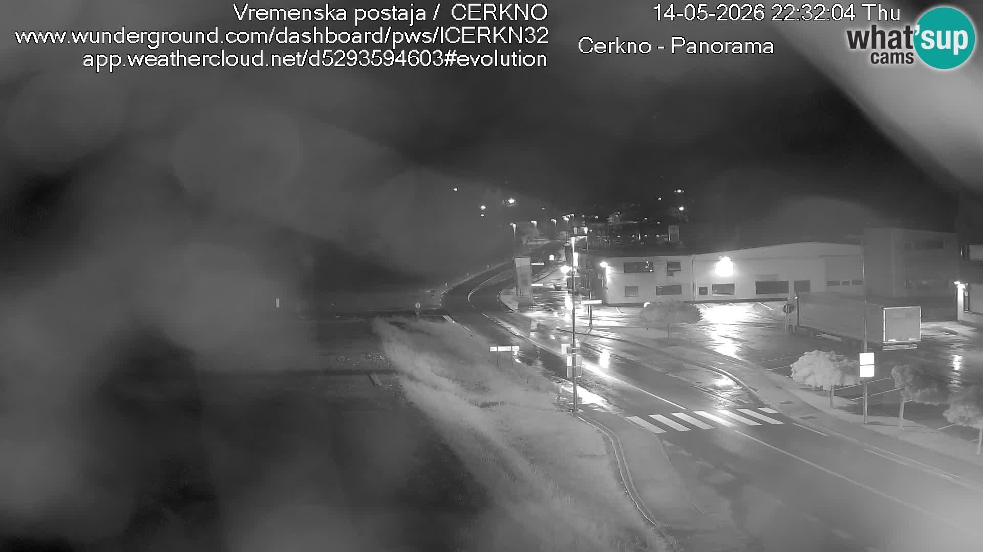 Cerkno city entrance Live Webcam