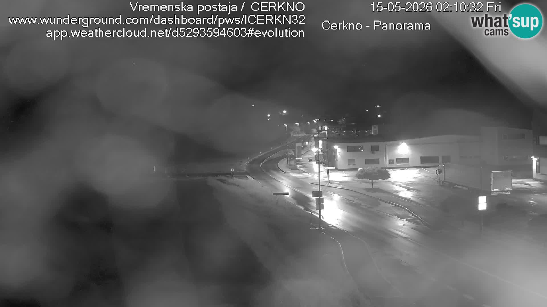 Cerkno city entrance Live Webcam