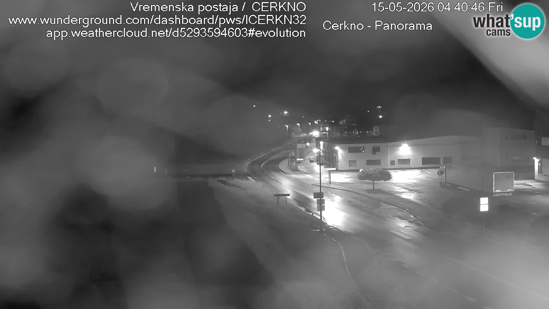 Cerkno entrada a la ciudad Webcam en vivo