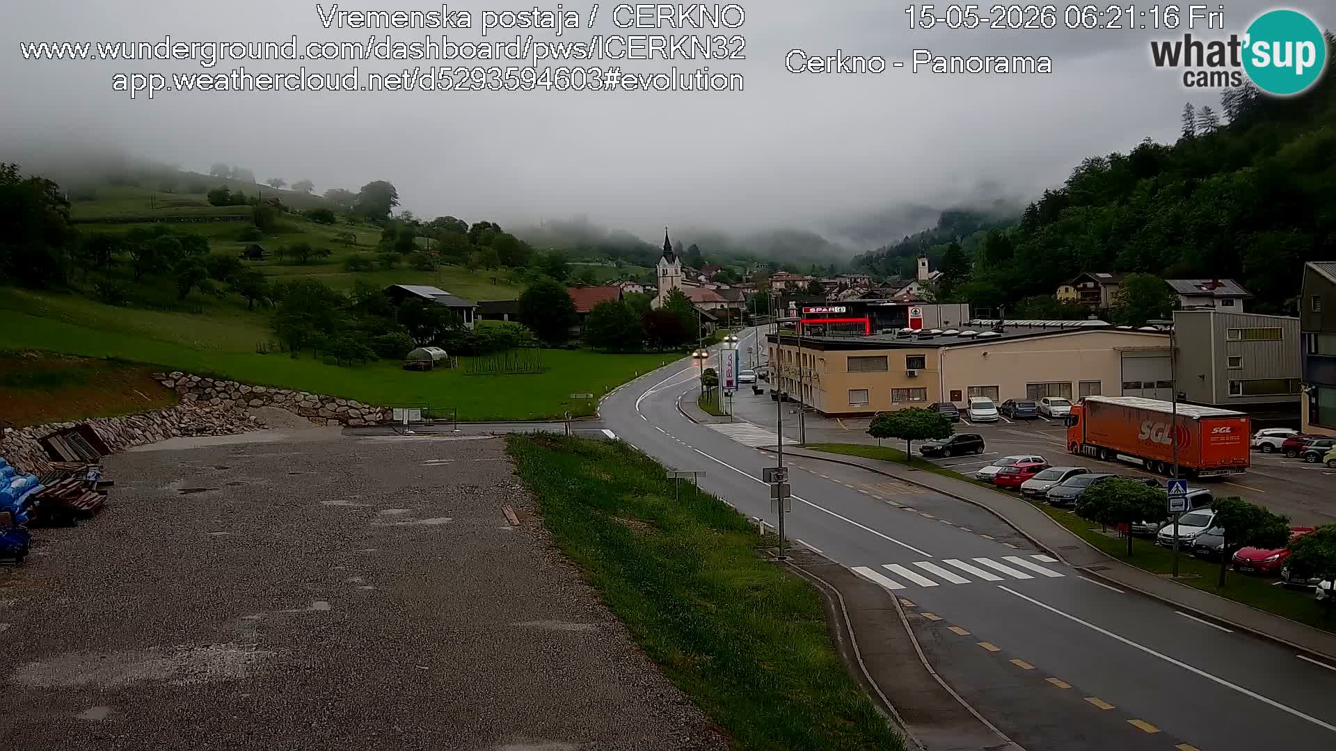 Cerkno Stadteingang Live-Webcam