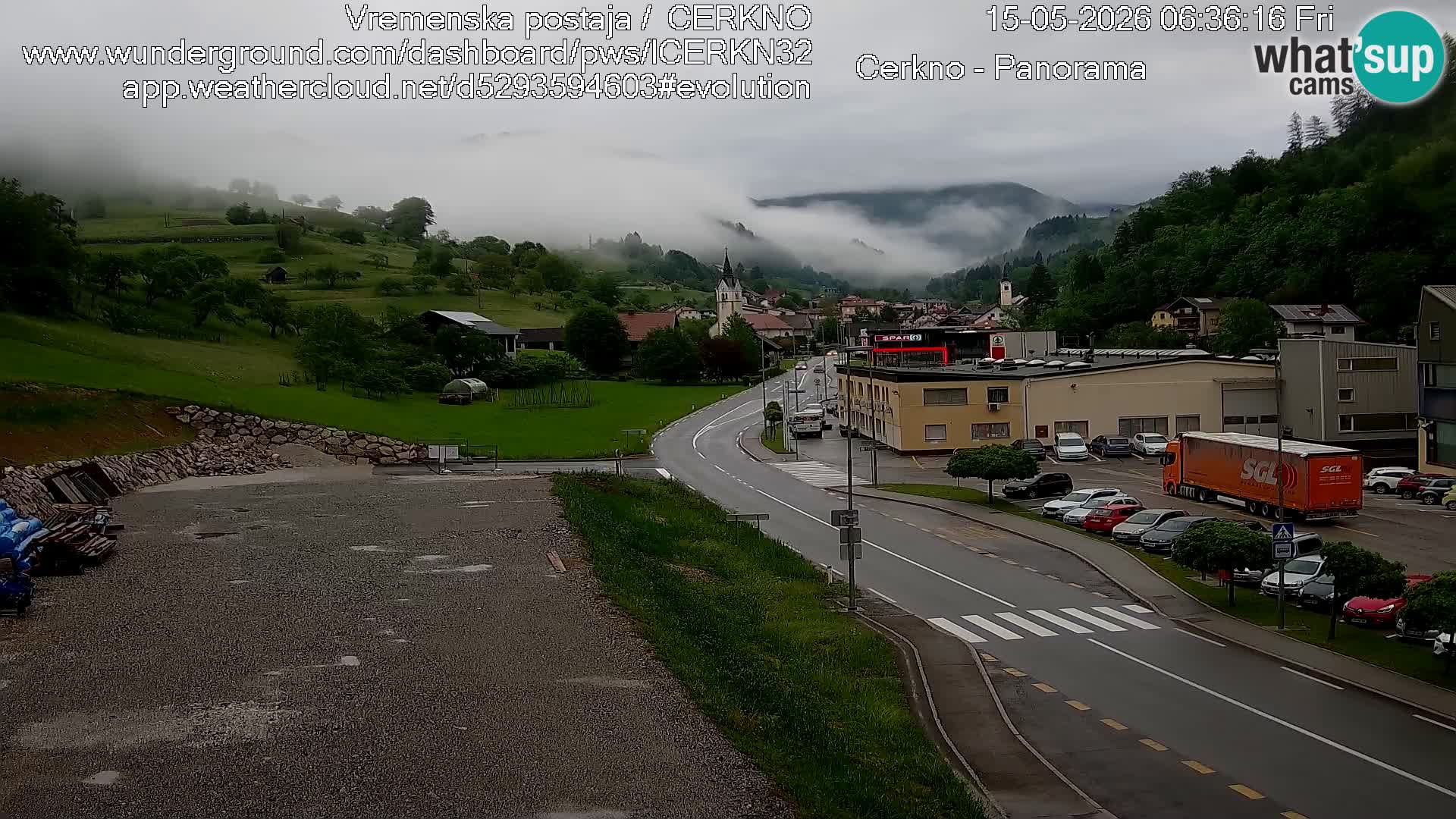 Cerkno Stadteingang Live-Webcam