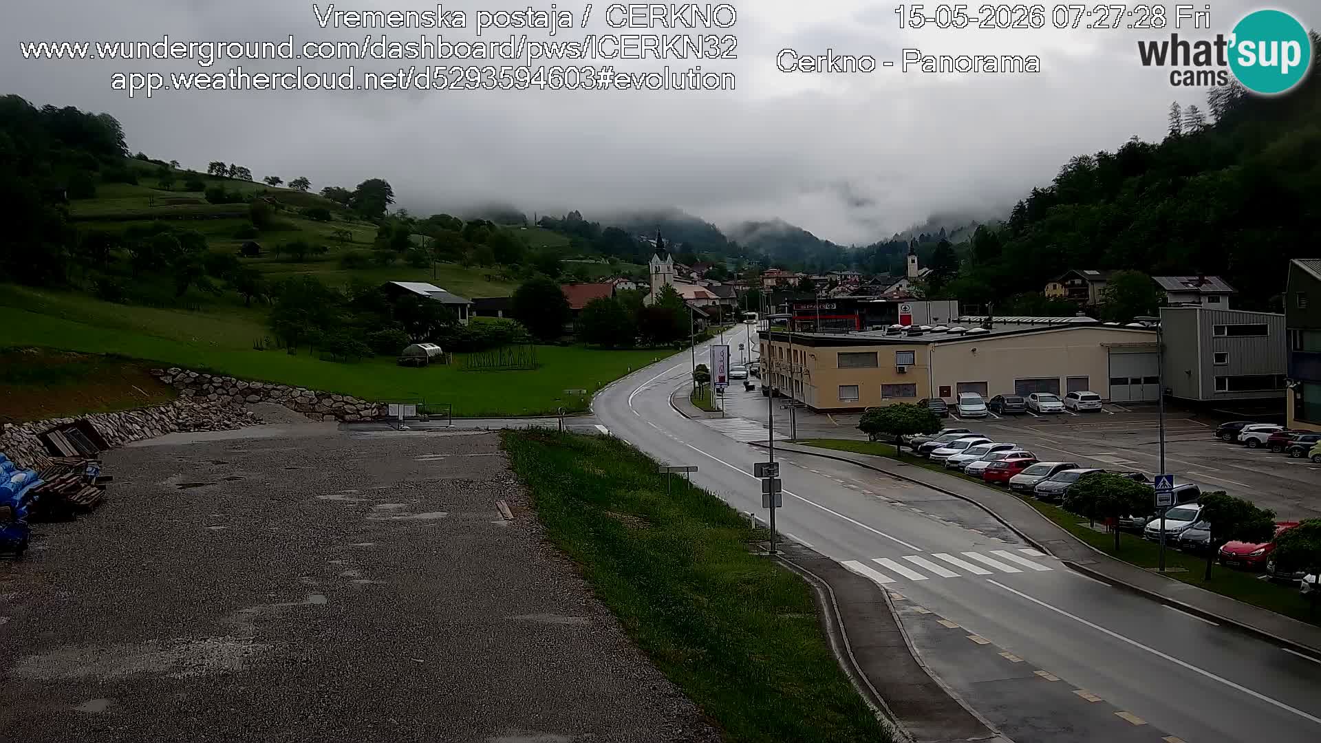 Cerkno Stadteingang Live-Webcam