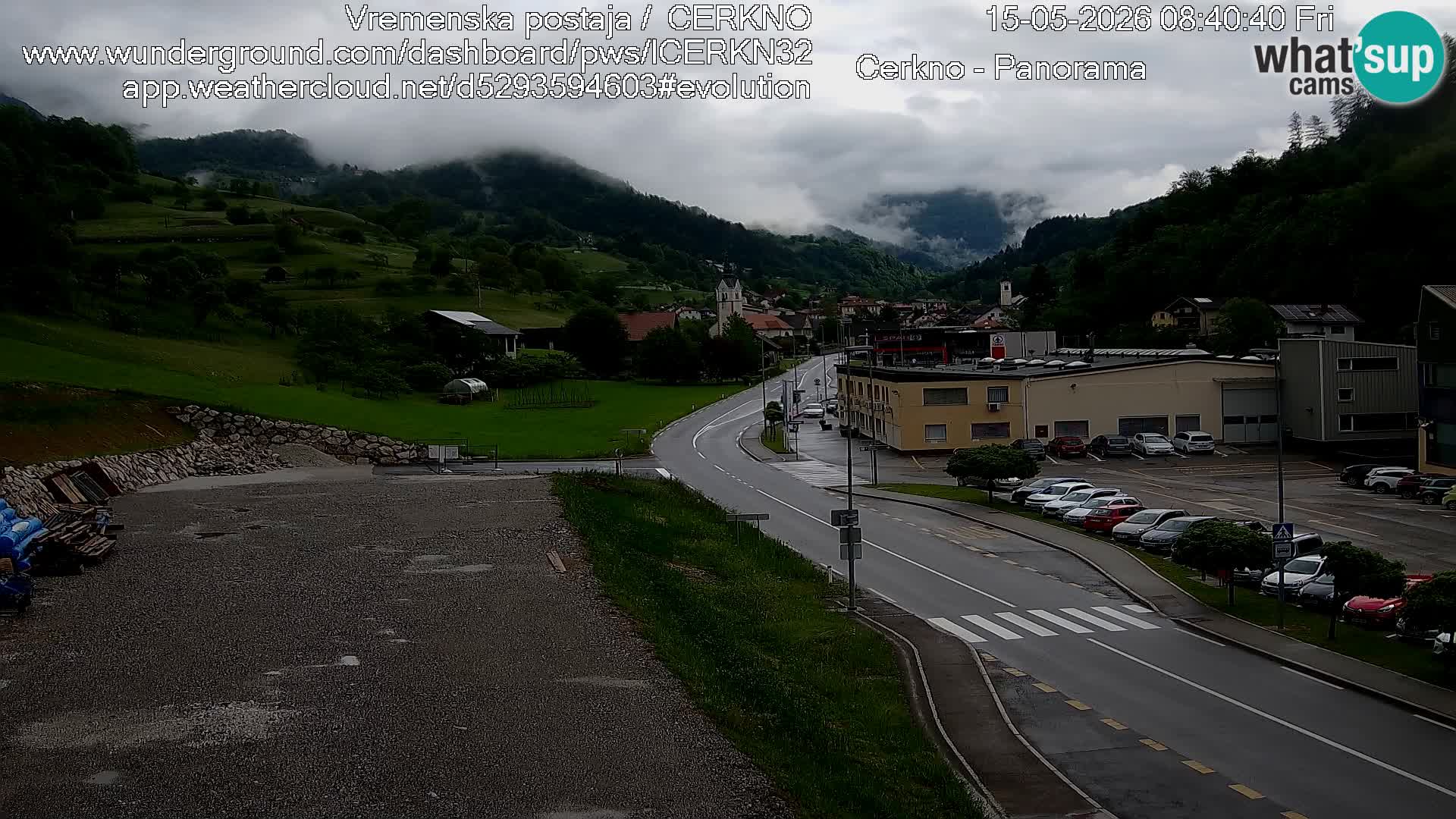 Webcam Ingresso Città di Cerkno
