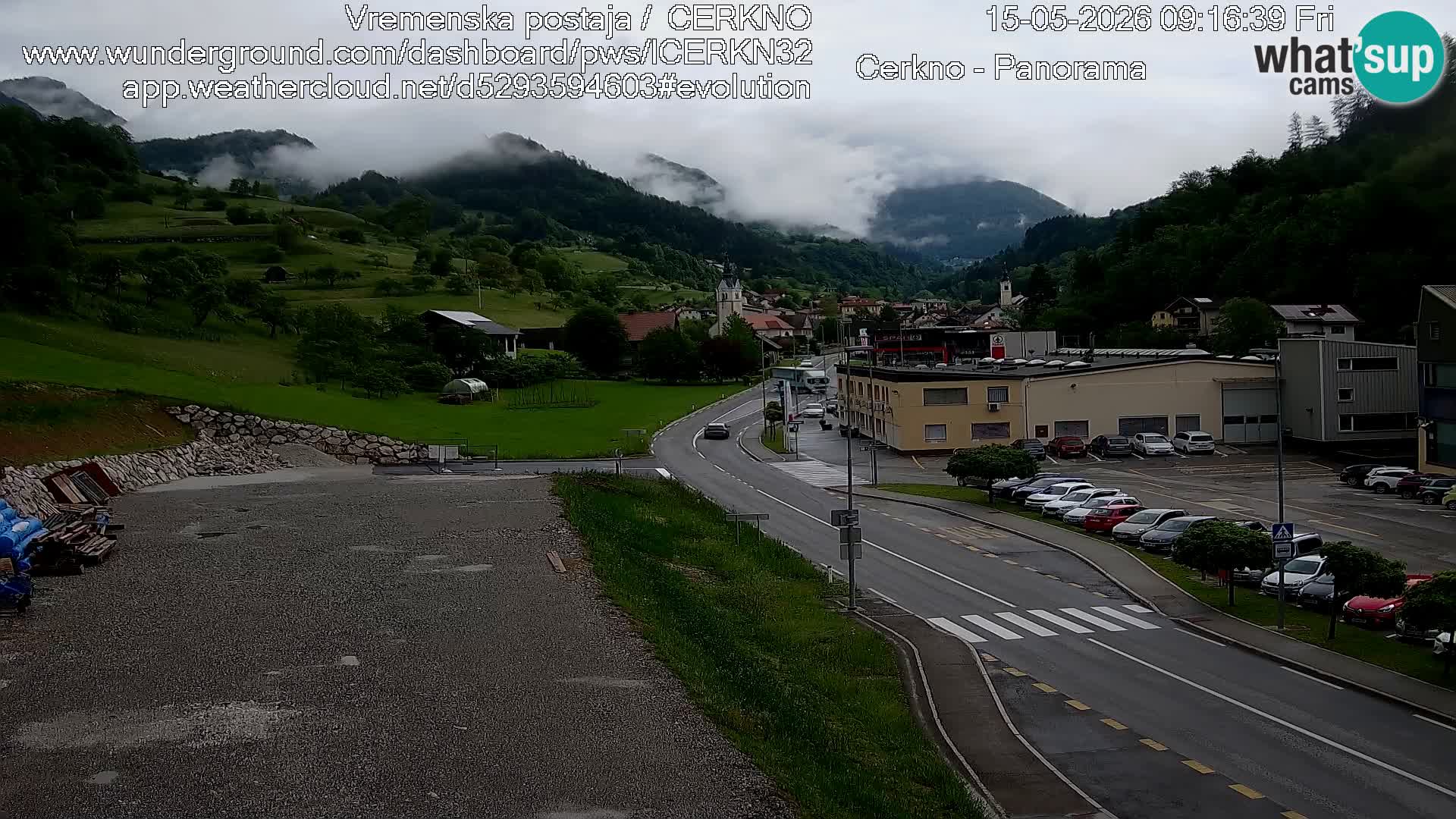 Webcam Ingresso Città di Cerkno