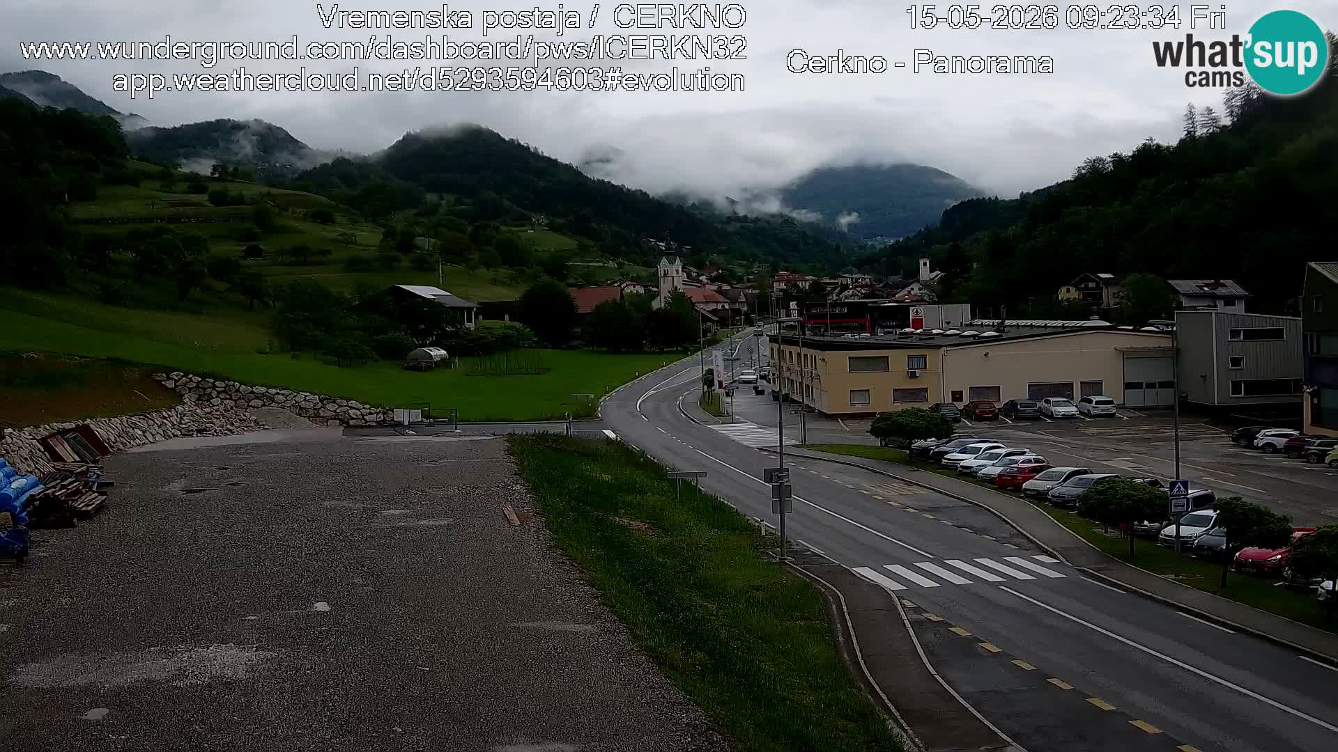 Webcam Ingresso Città di Cerkno