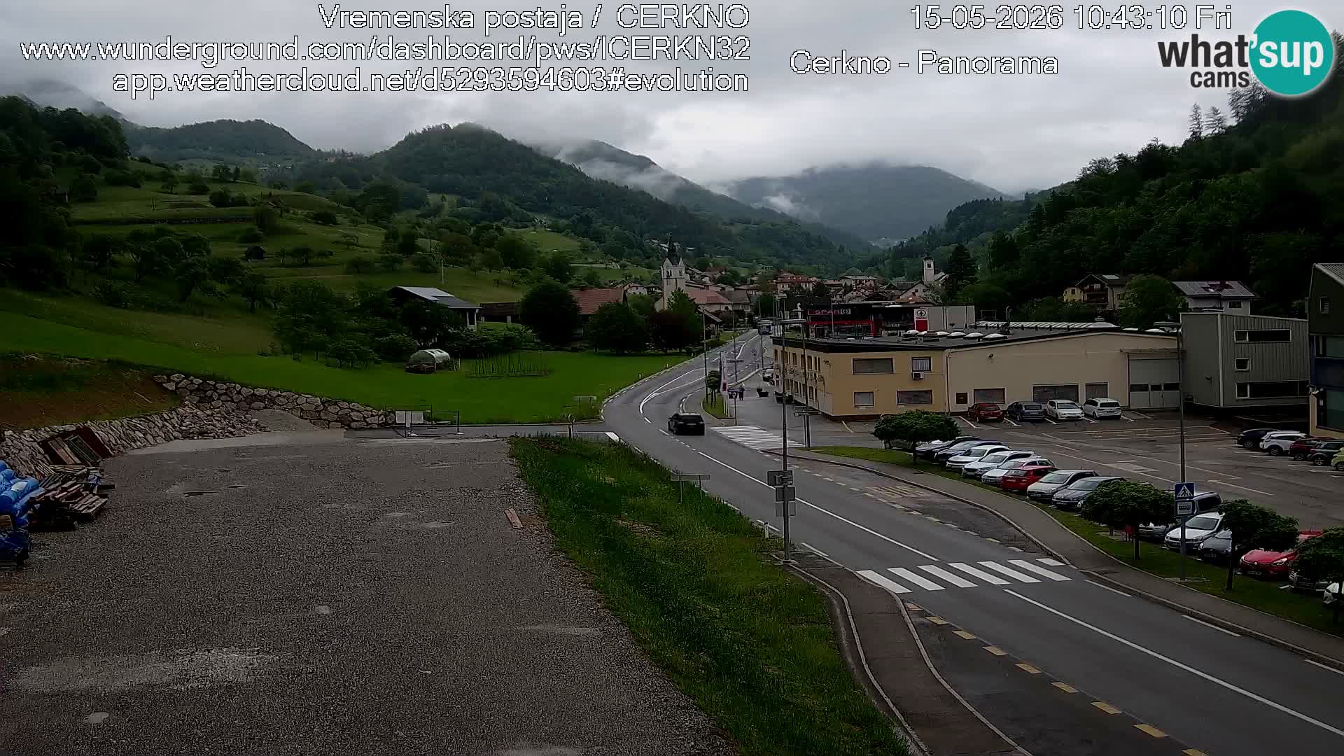 Webcam Ingresso Città di Cerkno