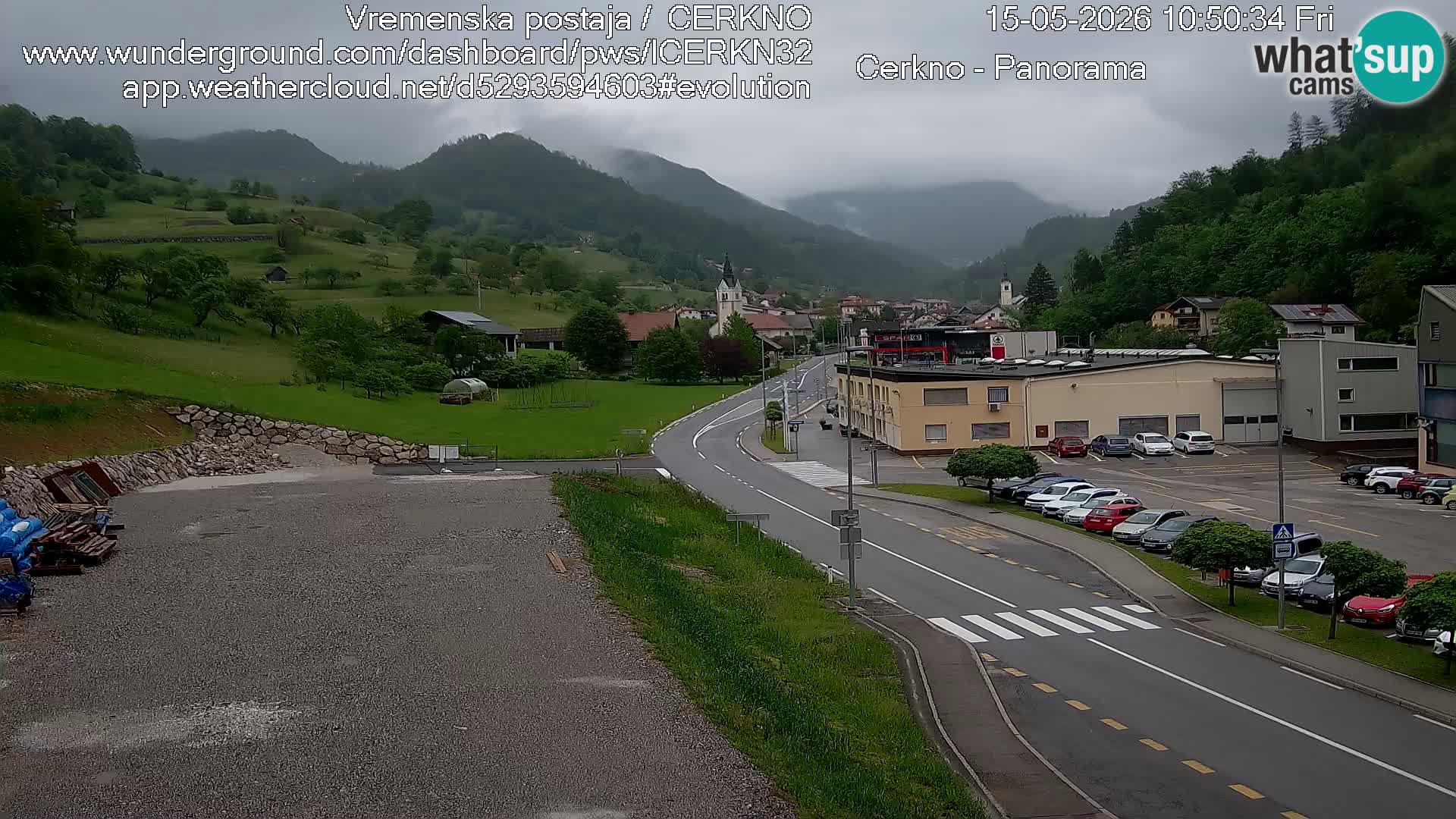 Webcam Ingresso Città di Cerkno