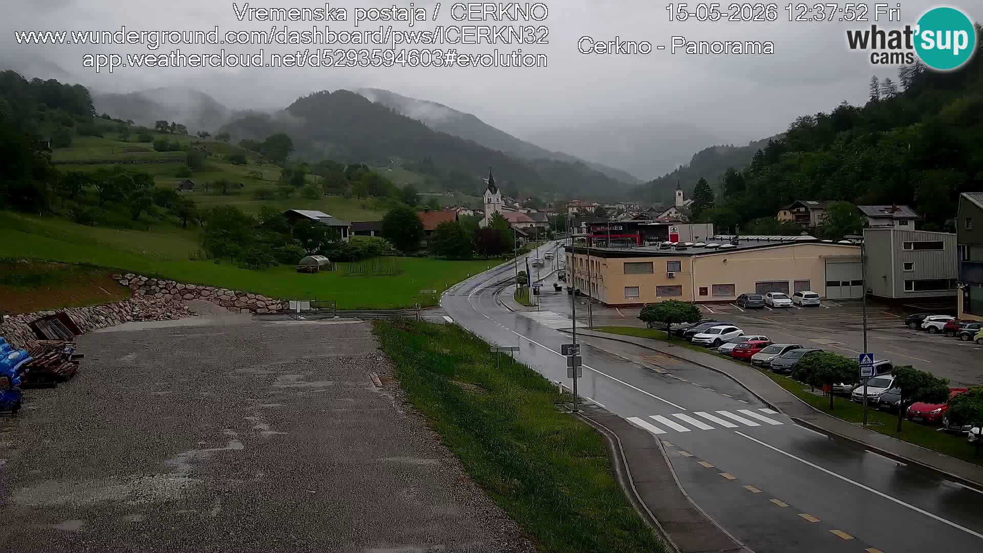 Cerkno Stadteingang Live-Webcam