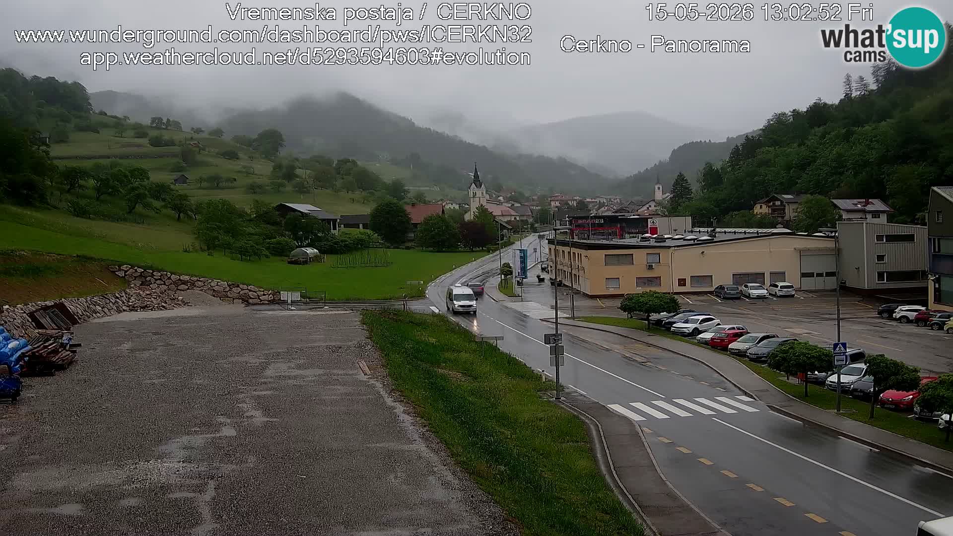 Cerkno Stadteingang Live-Webcam