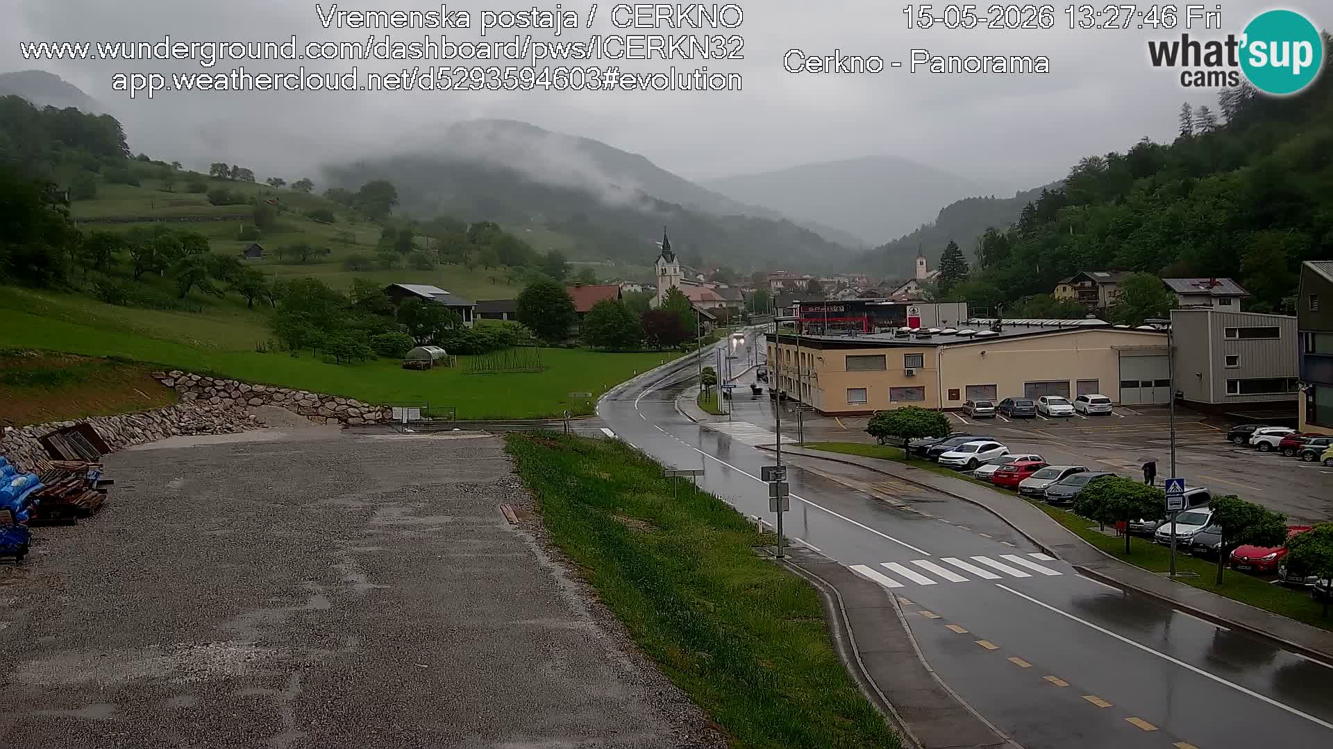 Cerkno Stadteingang Live-Webcam