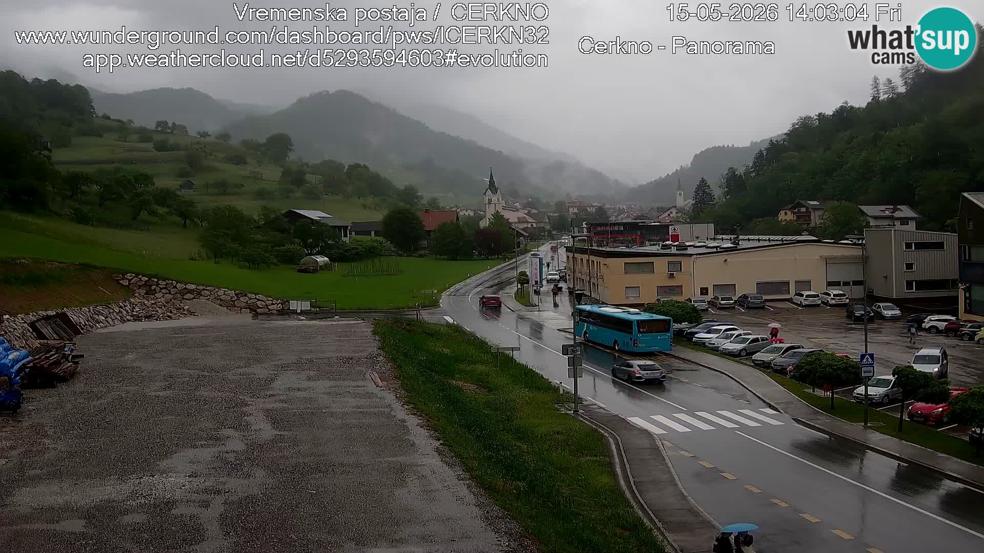 Cerkno ulaz u grad – Kamera uživo