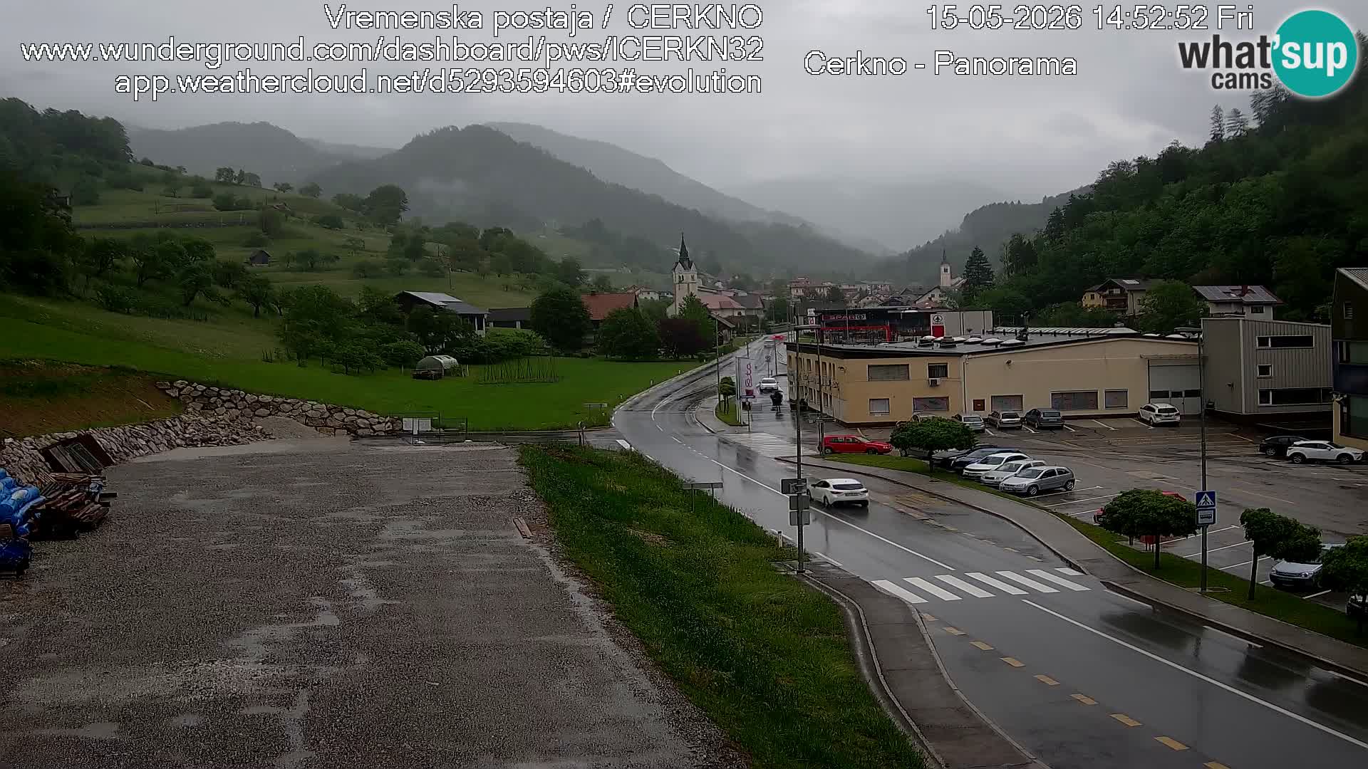 Cerkno ulaz u grad – Kamera uživo
