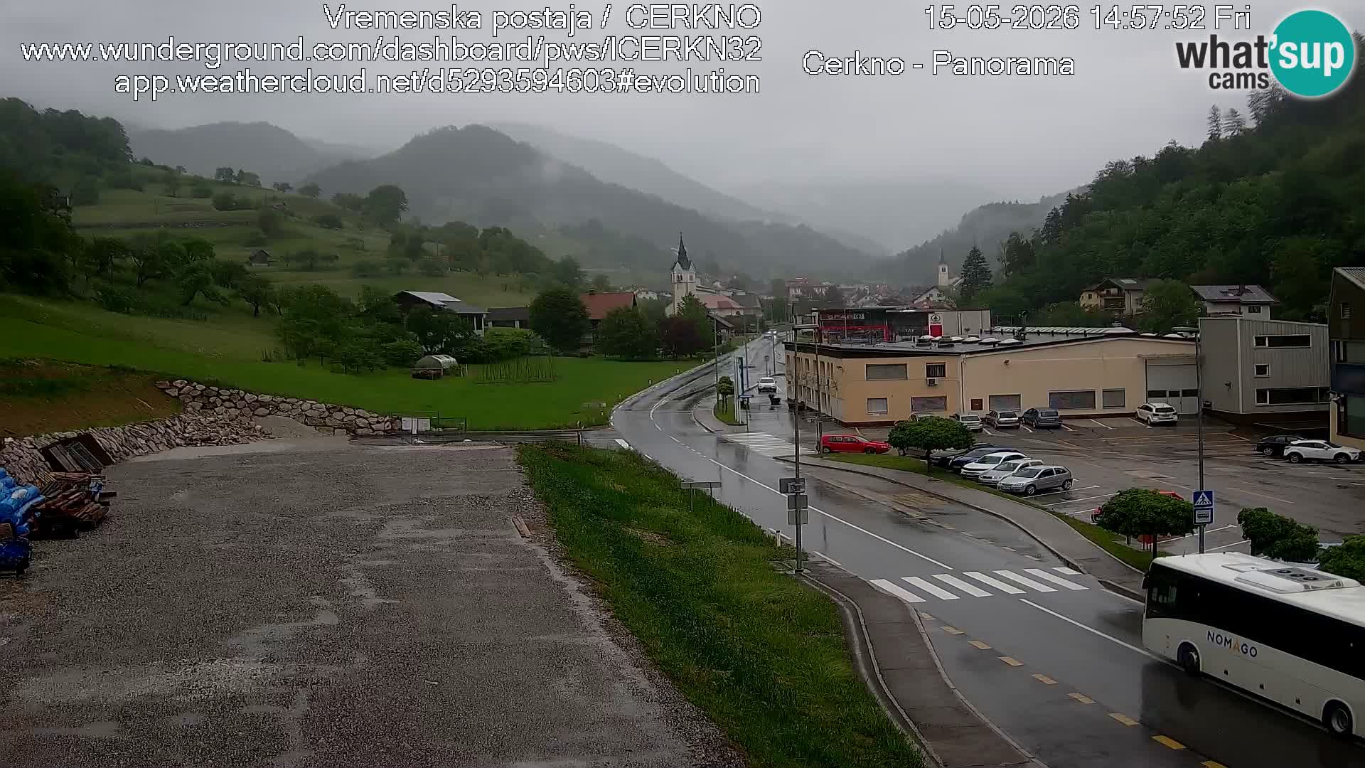 Cerkno ulaz u grad – Kamera uživo