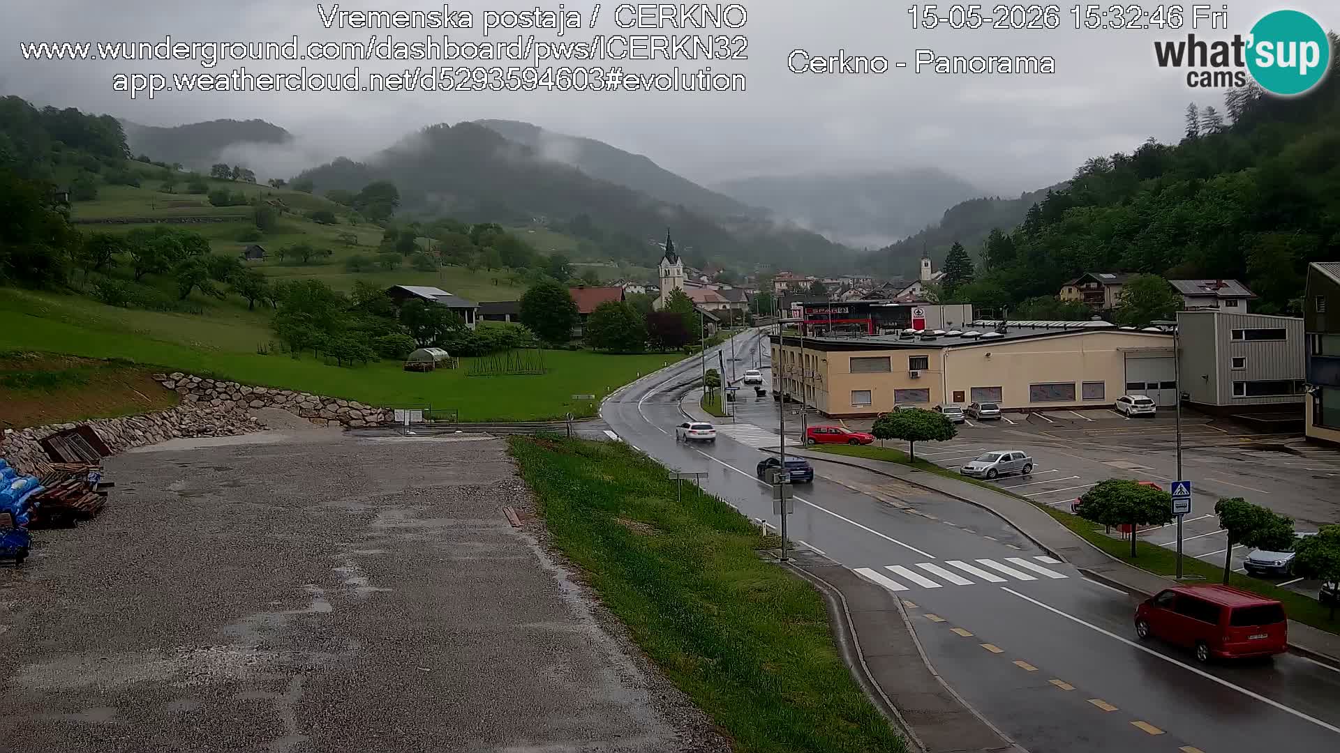 Cerkno Stadteingang Live-Webcam
