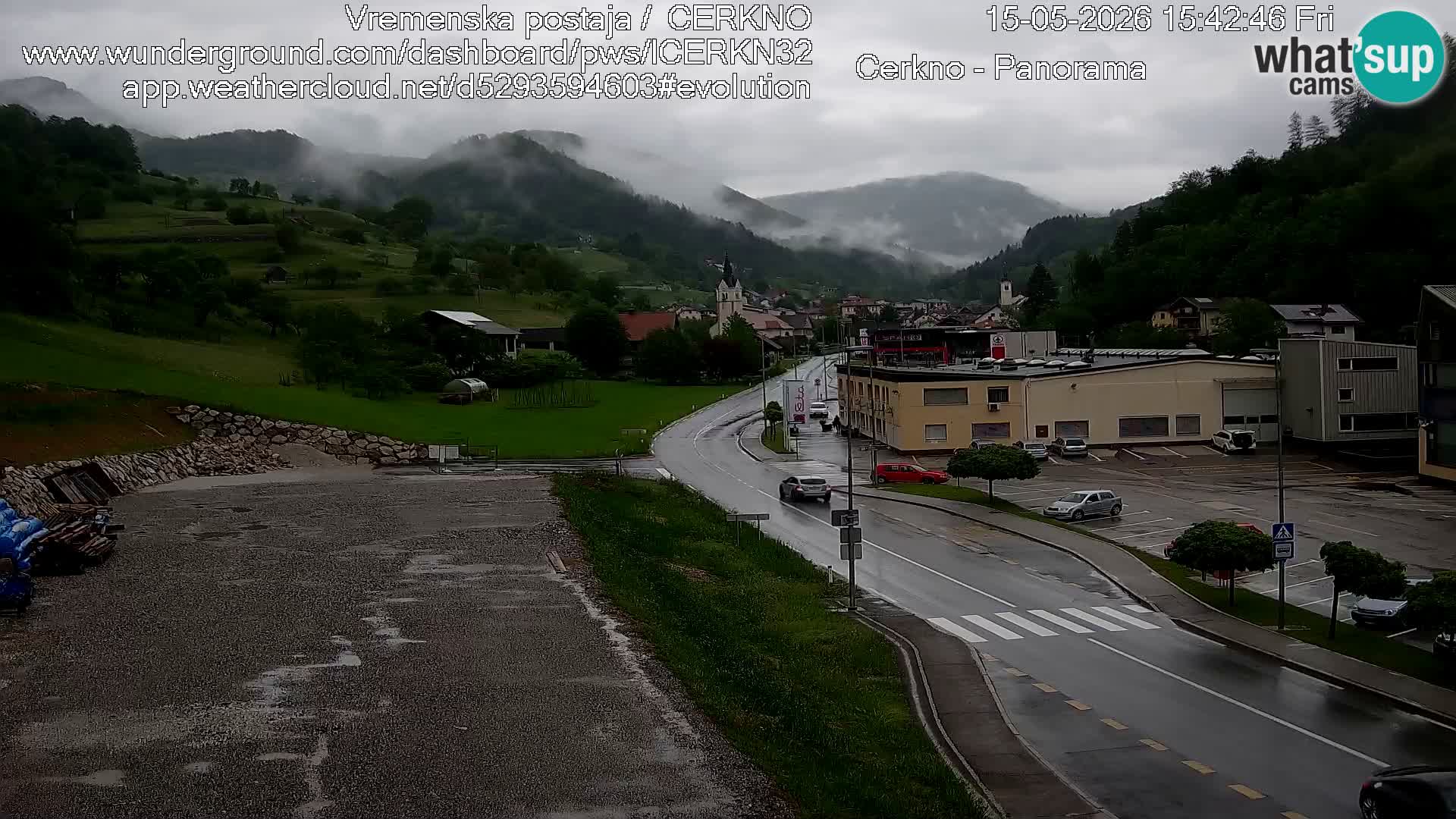 Webcam Ingresso Città di Cerkno