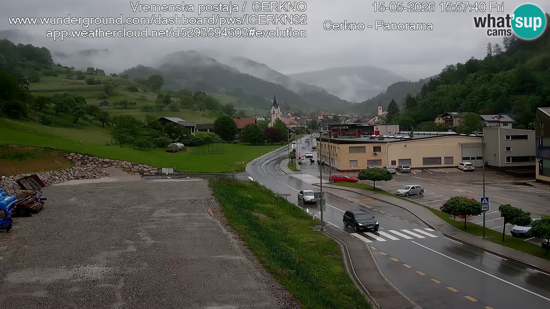 Cerkno Stadteingang Live-Webcam