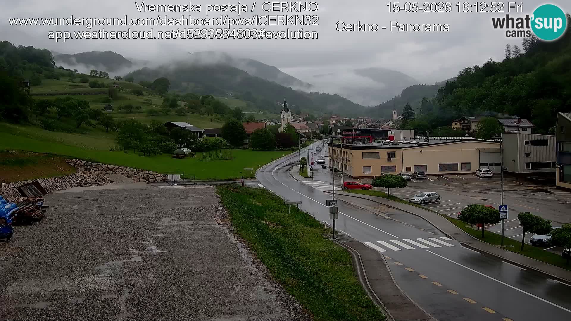 Webcam Ingresso Città di Cerkno