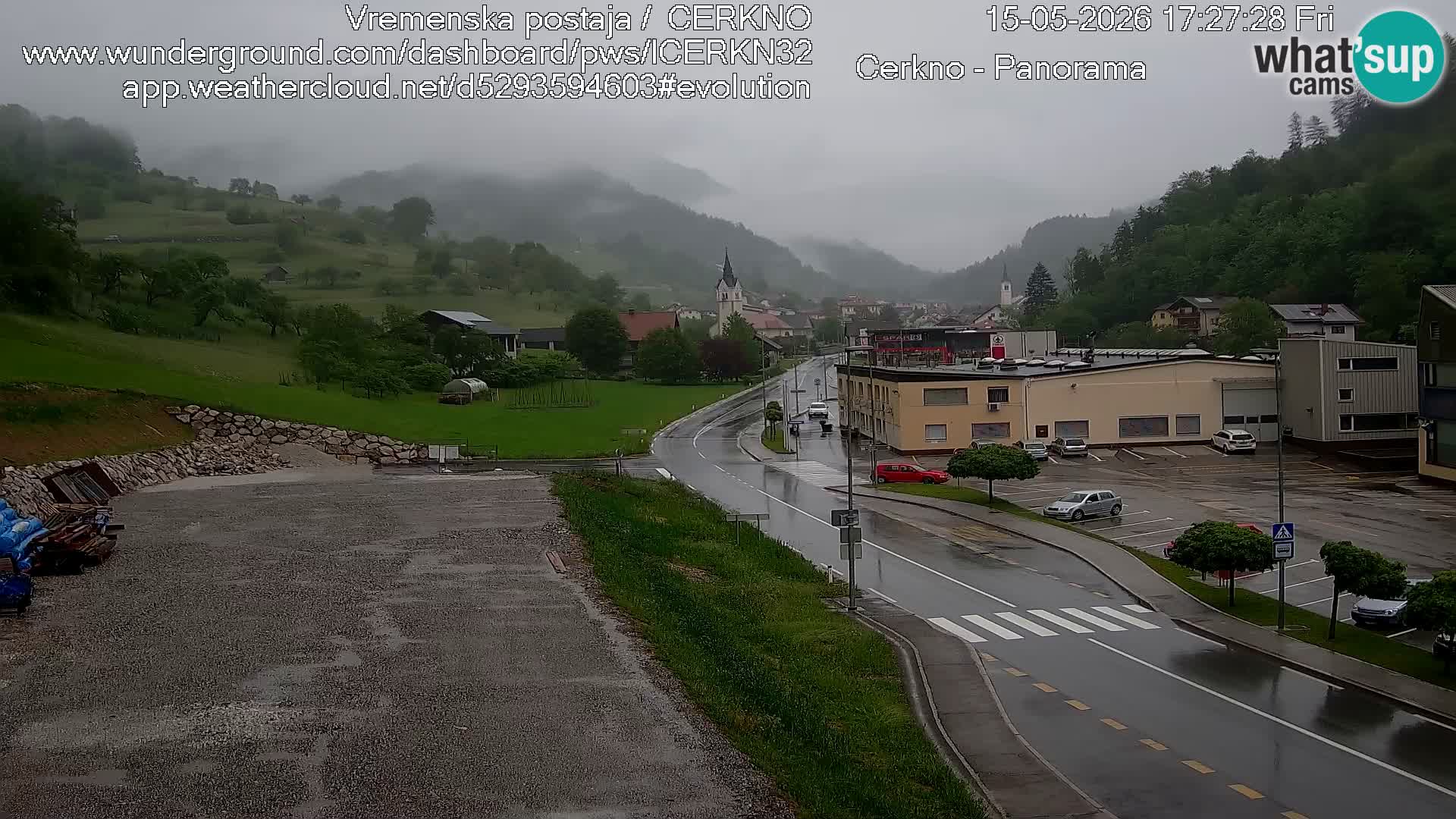 Webcam Ingresso Città di Cerkno