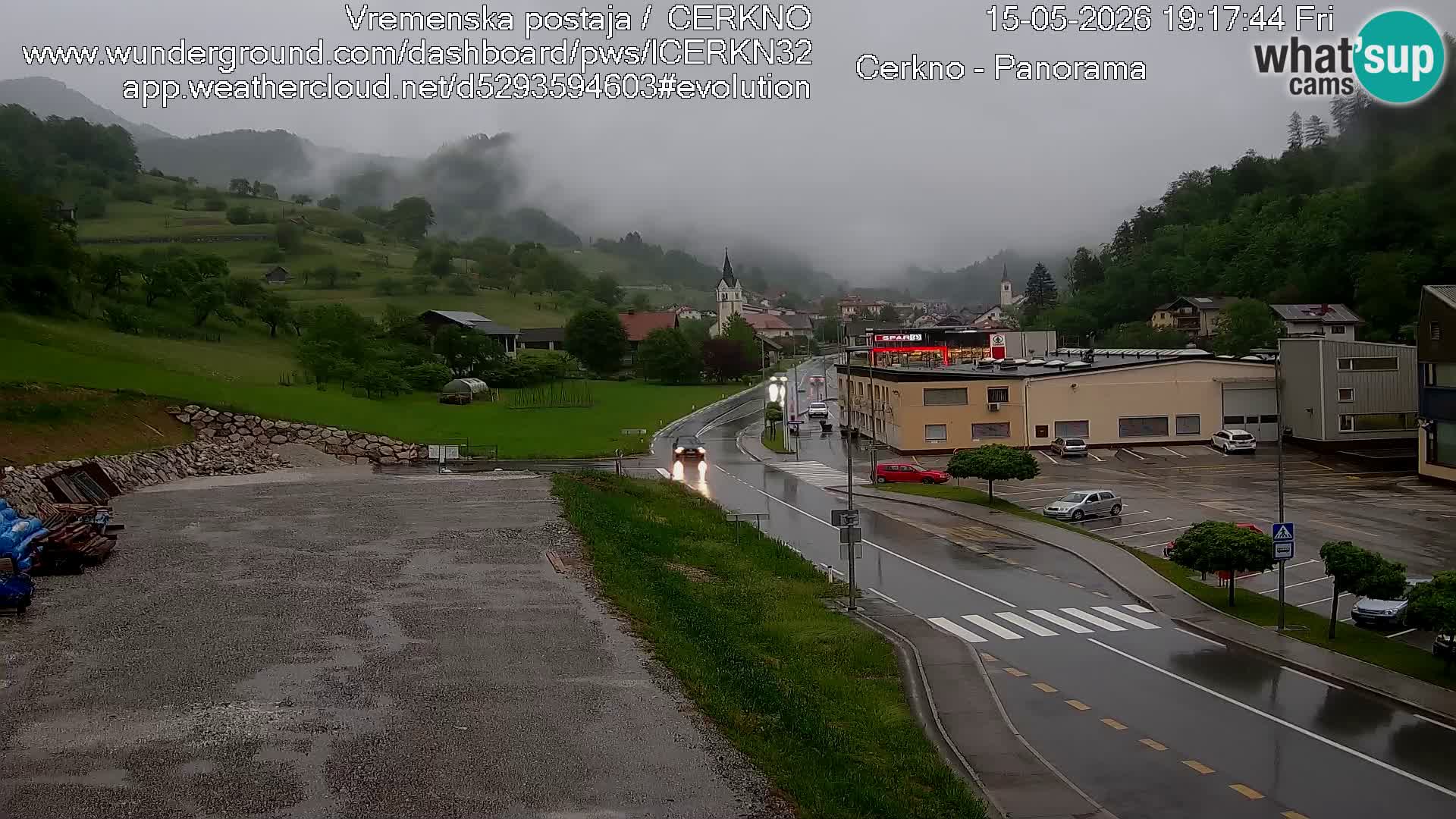 Cerkno Stadteingang Live-Webcam