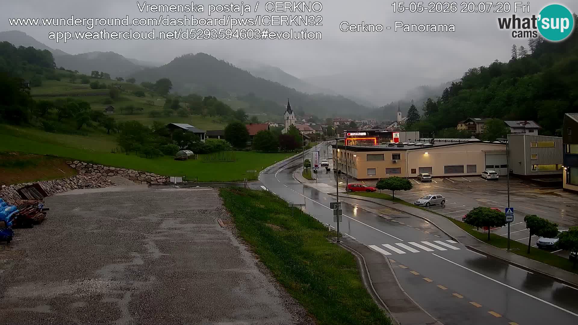 Webcam Ingresso Città di Cerkno