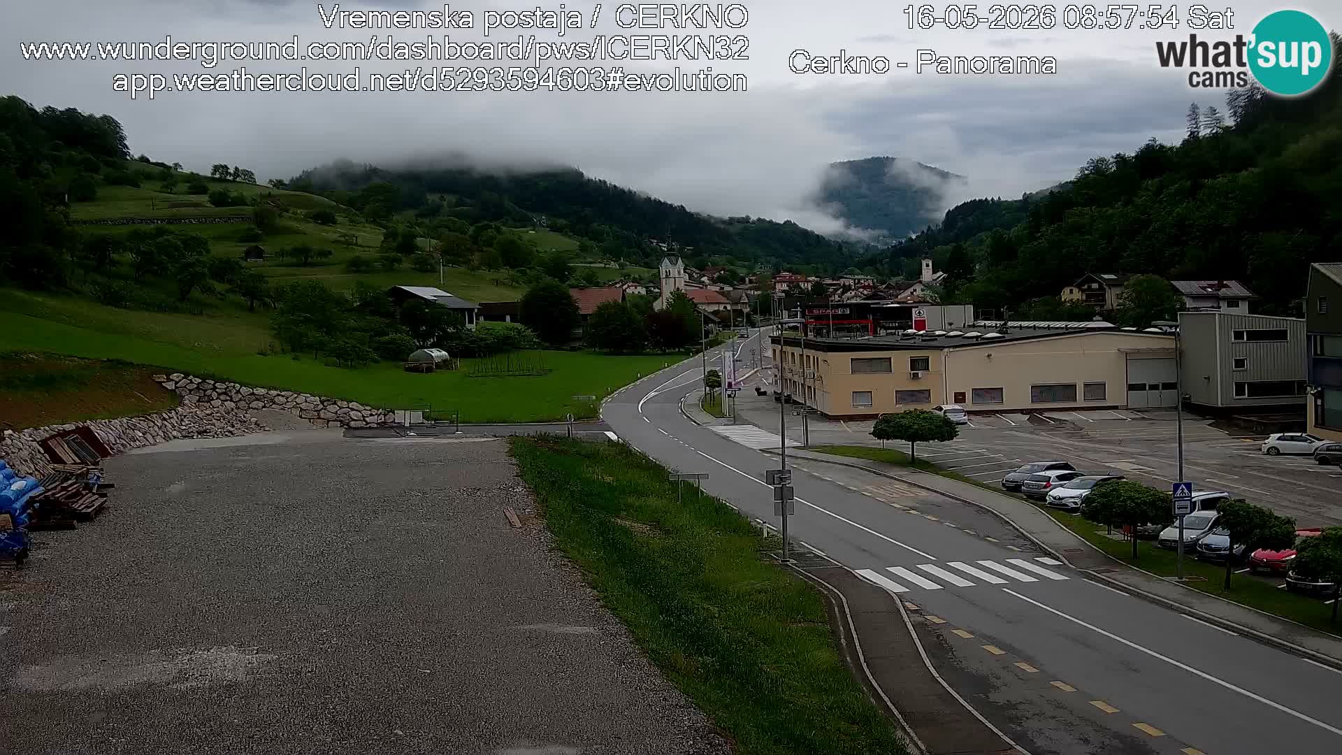 Webcam Ingresso Città di Cerkno
