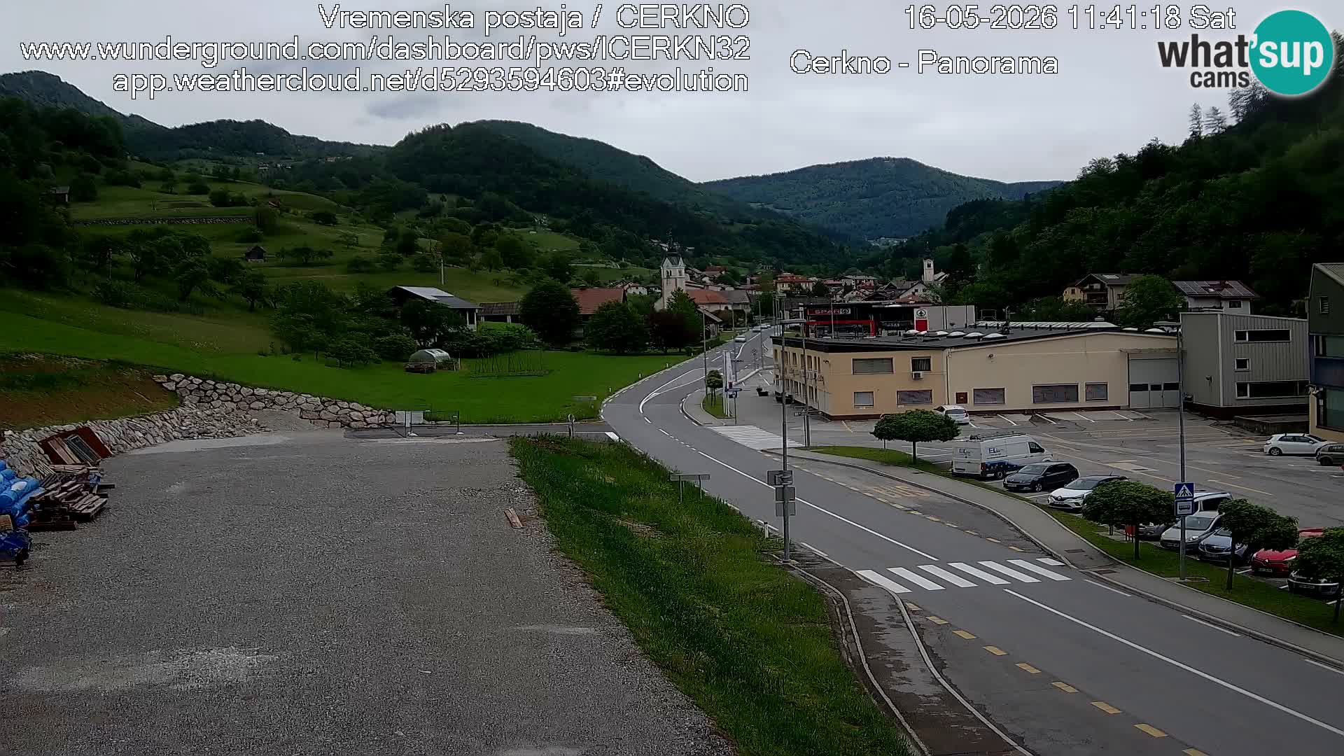 Cerkno Stadteingang Live-Webcam