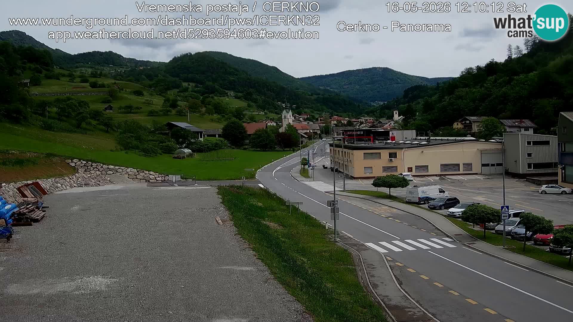 Cerkno Stadteingang Live-Webcam