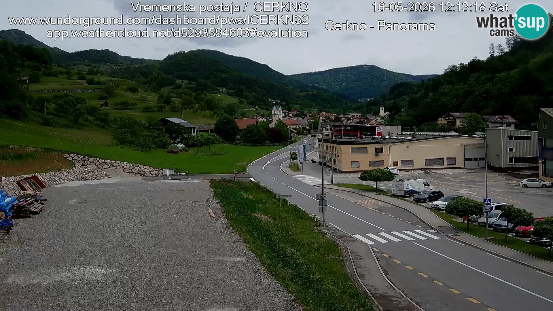 Cerkno Stadteingang Live-Webcam