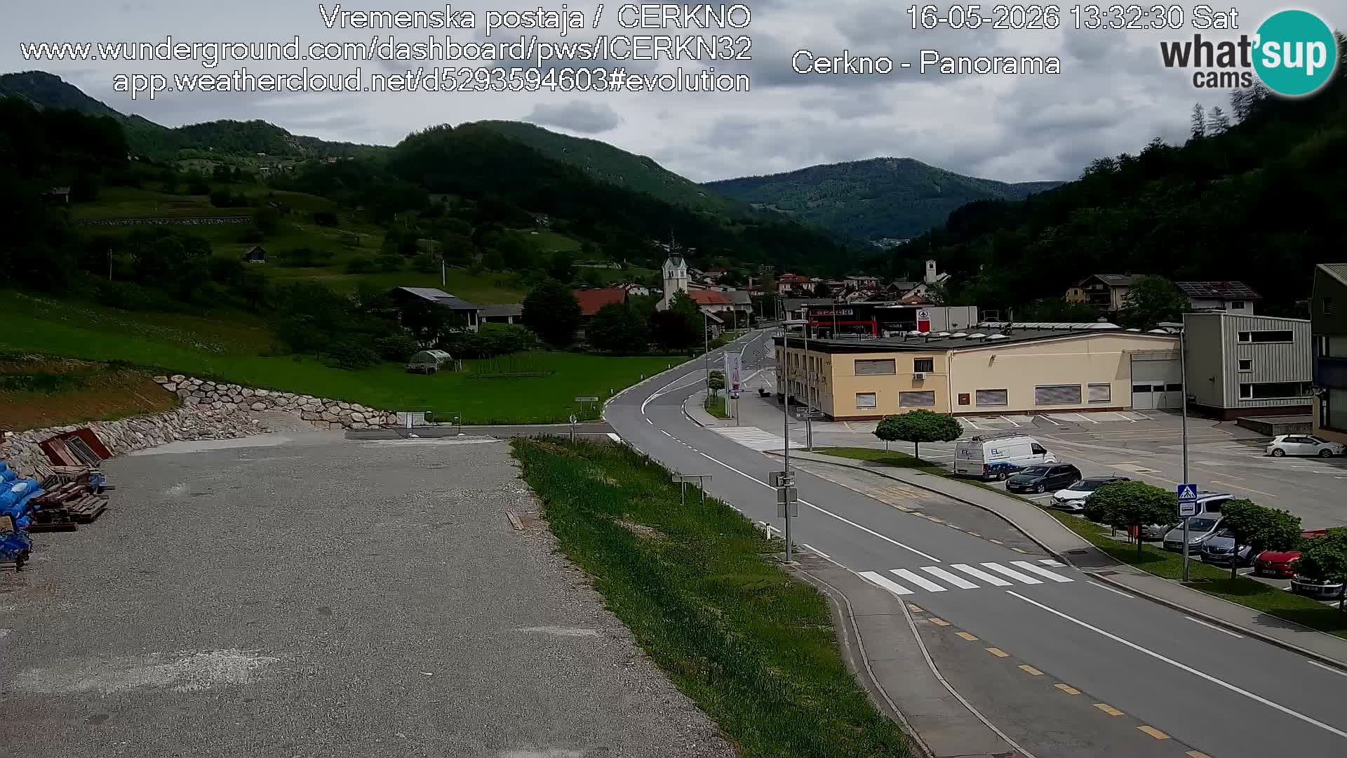 Cerkno Stadteingang Live-Webcam