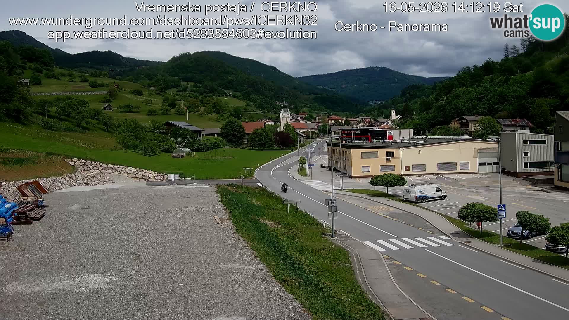 Cerkno ulaz u grad – Kamera uživo