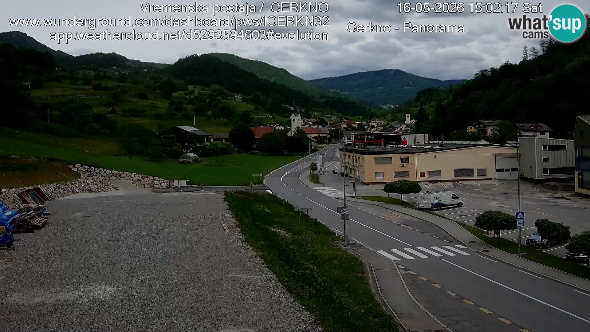 Webcam Ingresso Città di Cerkno