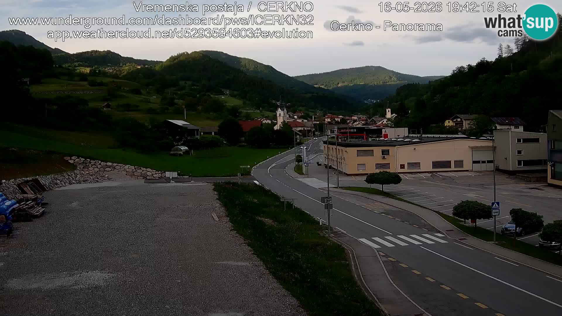Webcam Ingresso Città di Cerkno