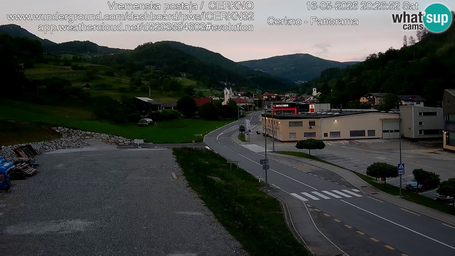 Webcam Ingresso Città di Cerkno